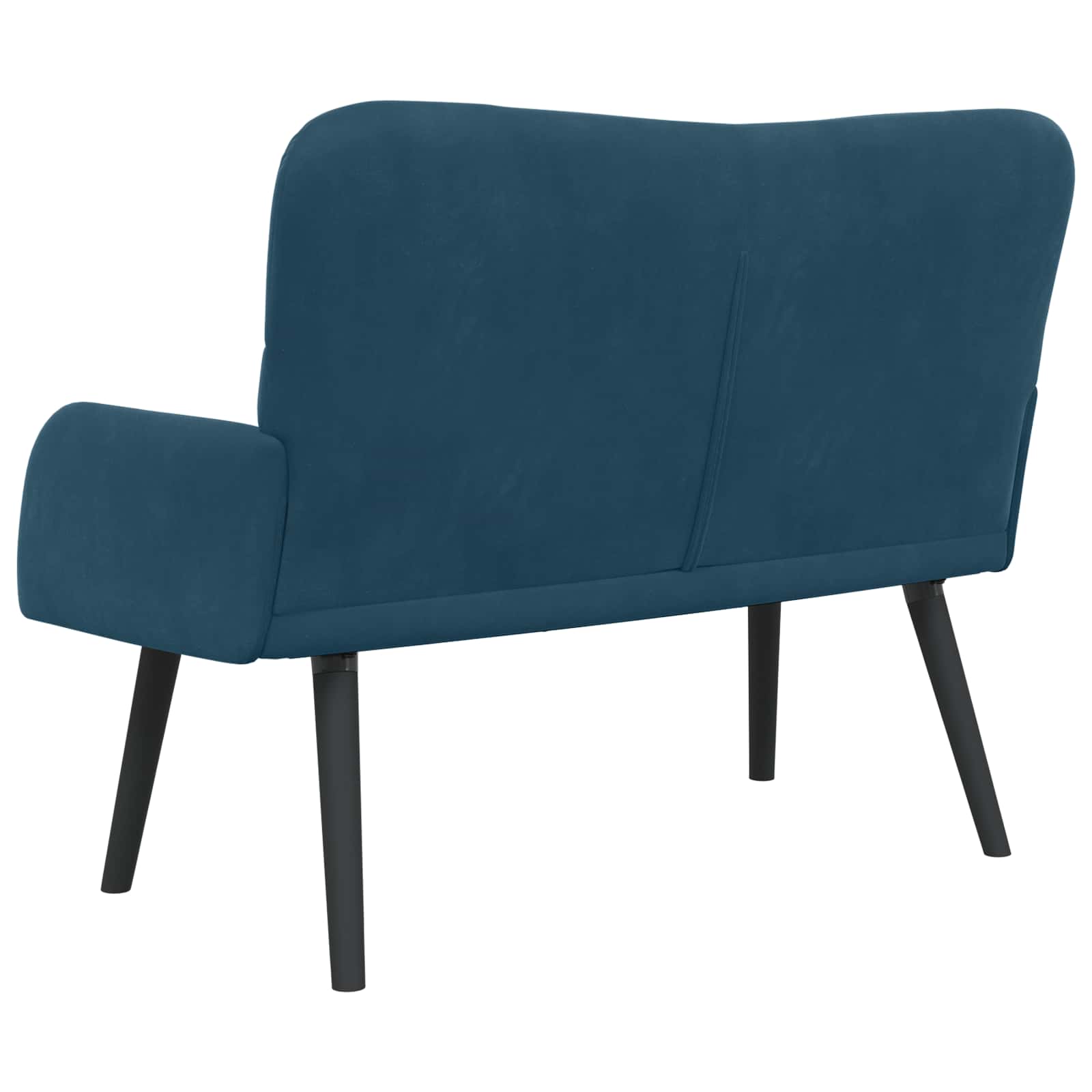 Canapé deux places Bleu 115 x 61 x 87 cm Velours - XIOS