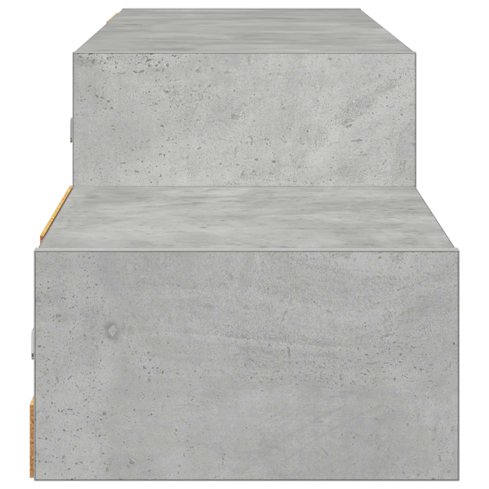 Meuble TV mural Montage mural Gris béton 150 x 28 x 26 cm - XIOS