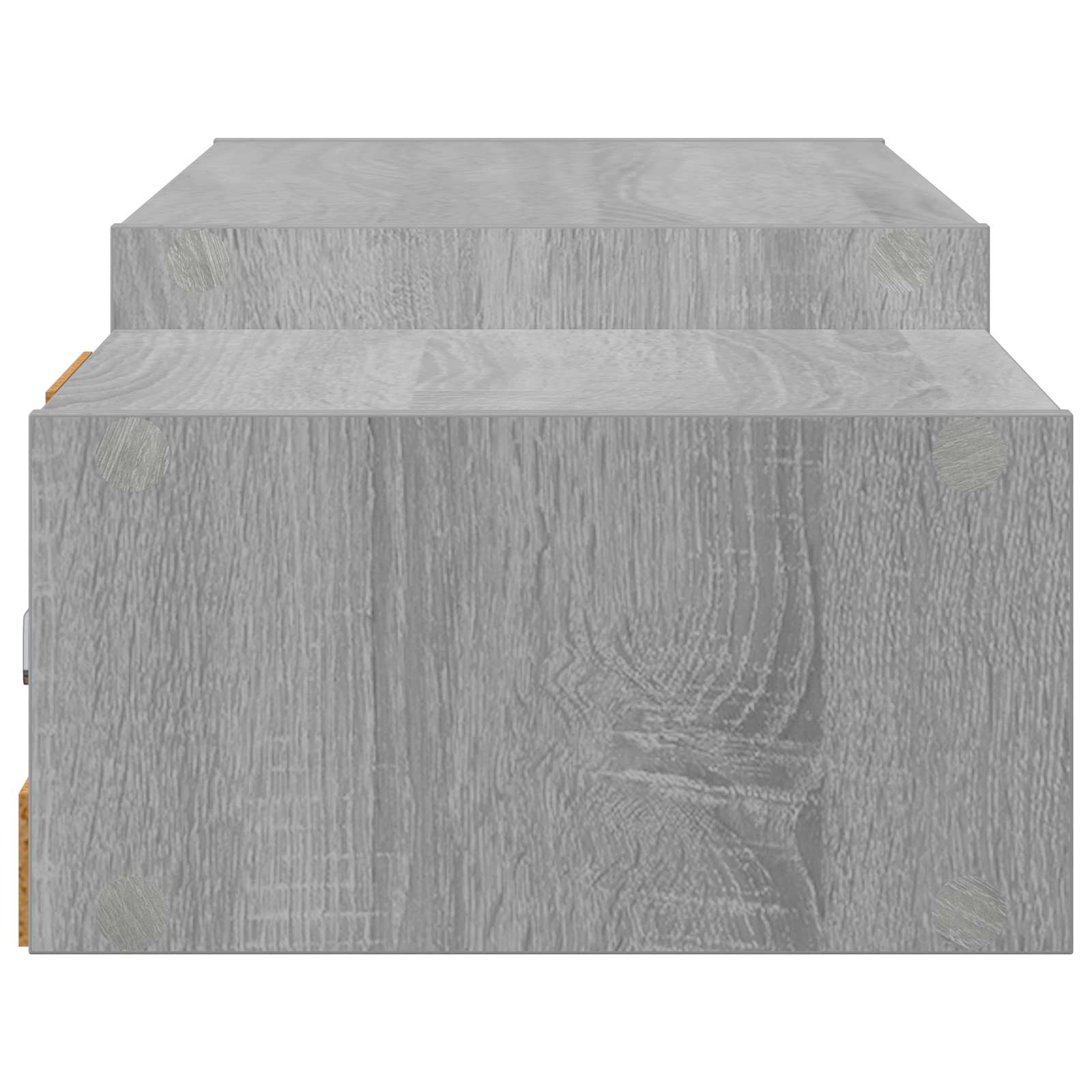 Meuble TV mural Montage mural Sonoma gris 140 x 28 x 21 cm - XIOS