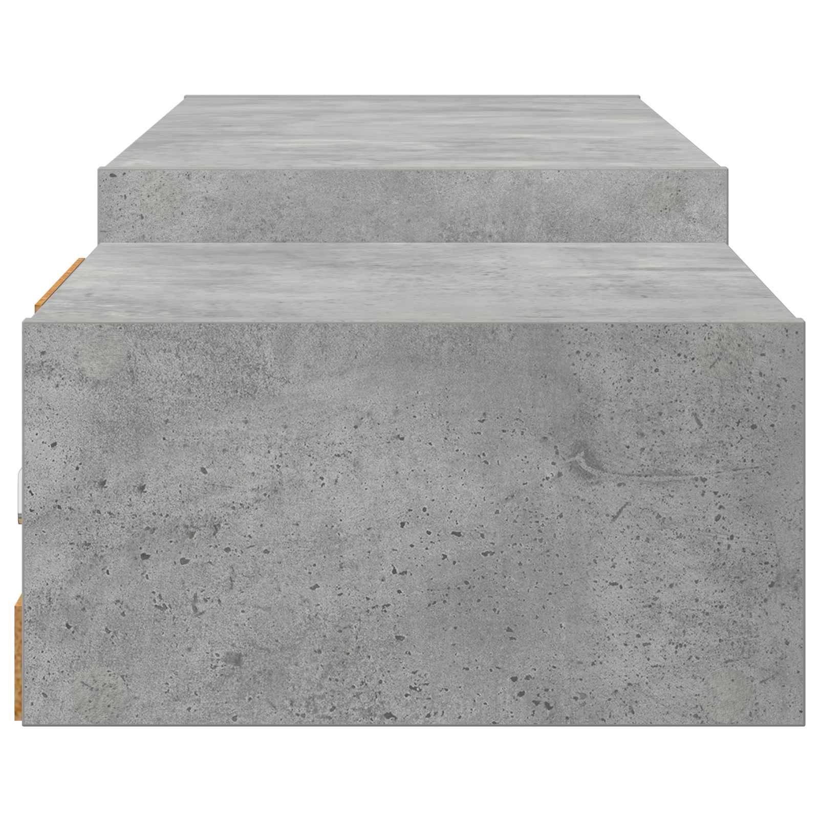 Meuble TV mural Montage mural Gris béton 180 x 28 x 21 cm - XIOS