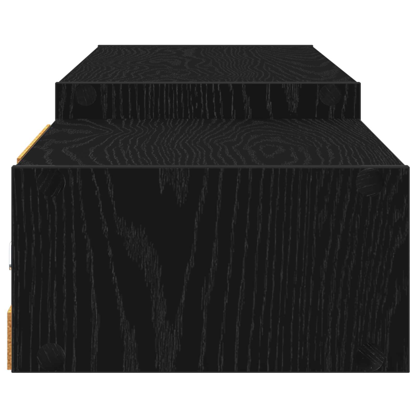 Meuble TV mural Montage mural Chêne noir 220 x 28 x 21 cm - XIOS