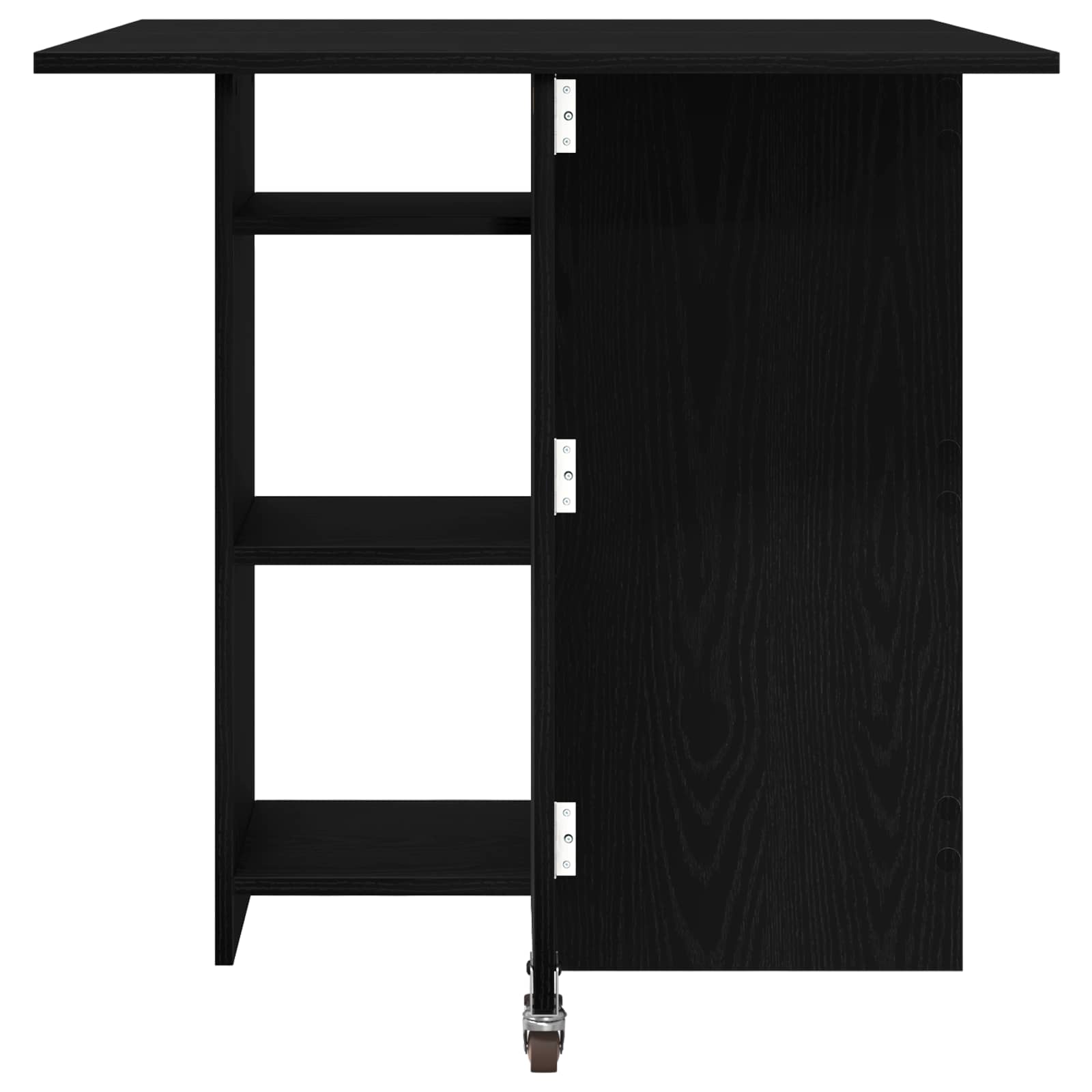 Table à dîner 115 x 70 x 75 cm Bois d'ingénierie Chêne noir - XIOS