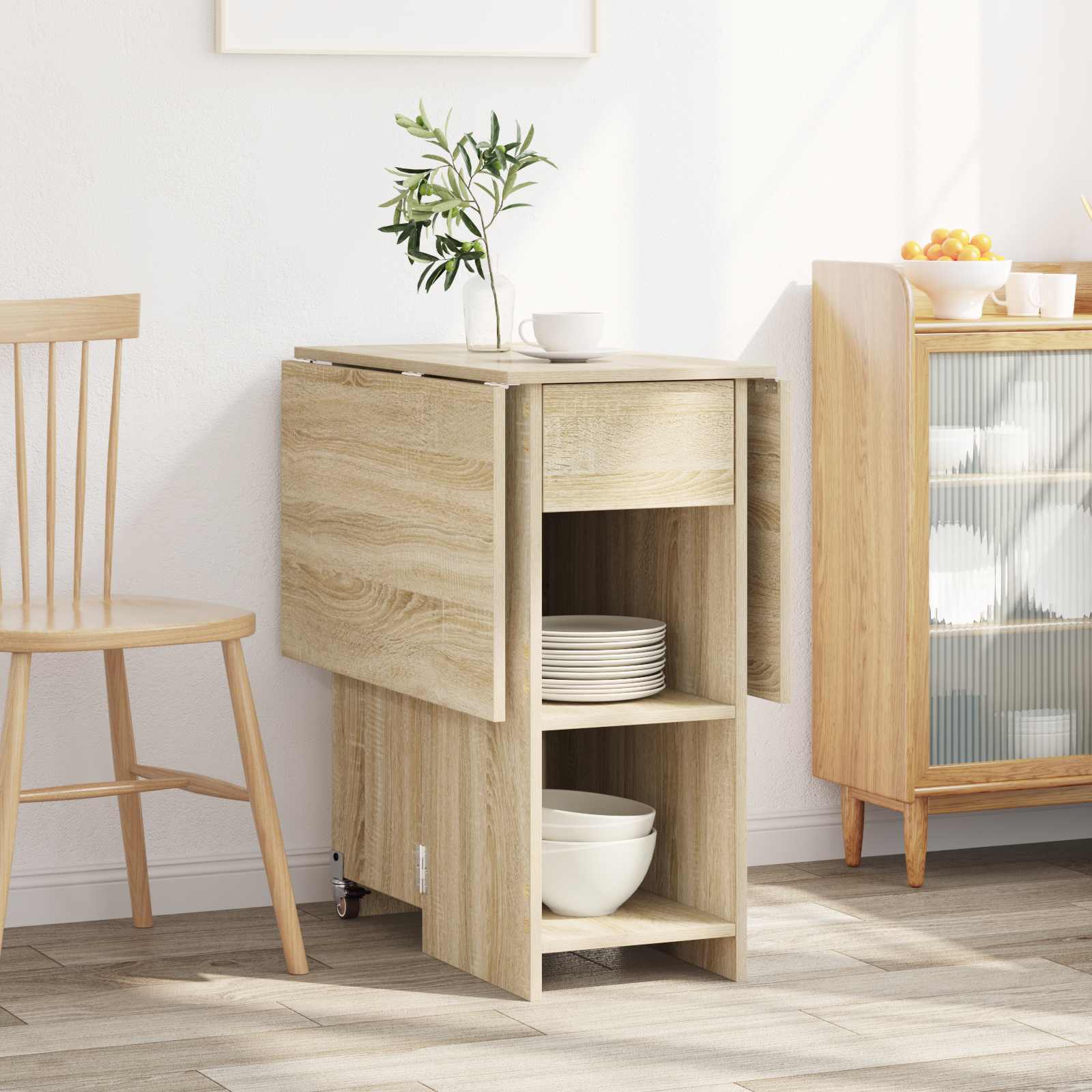 Table à dîner 115 x 70 x 75 cm Bois d'ingénierie Chêne Sonoma - XIOS
