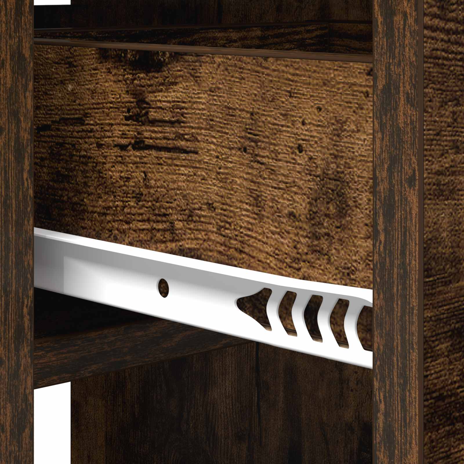 Table à dîner 115 x 70 x 75 cm Bois d'ingénierie Chêne fumé - XIOS
