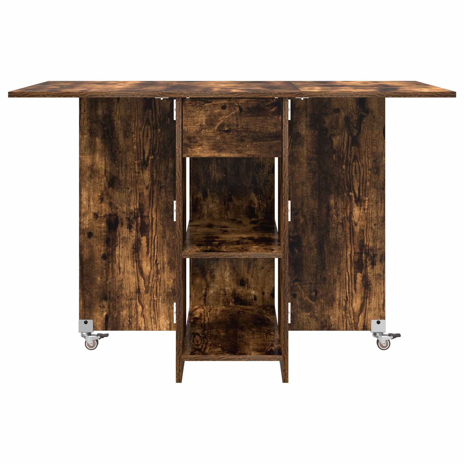 Table à dîner 115 x 70 x 75 cm Bois d'ingénierie Chêne fumé - XIOS