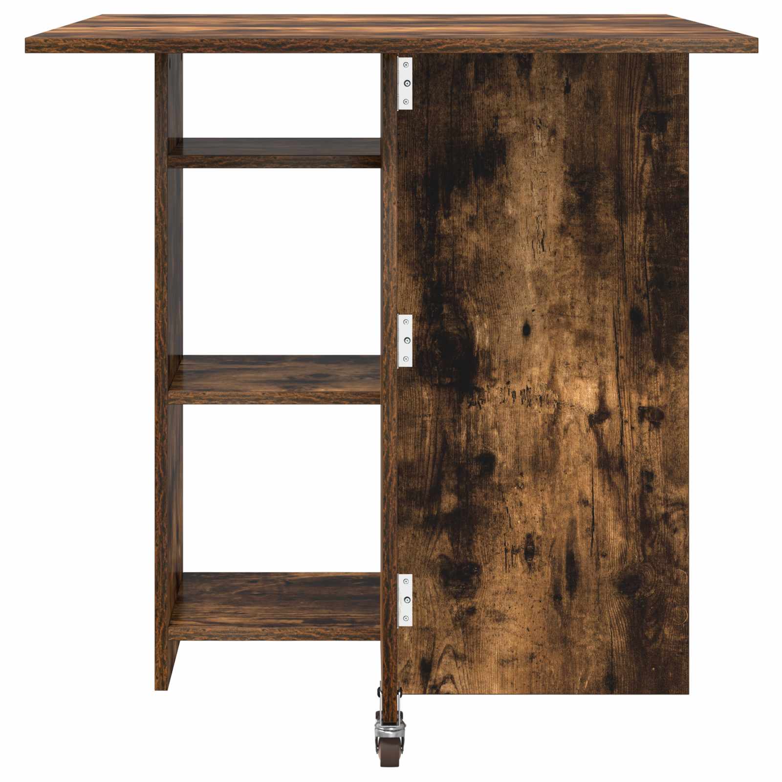 Table à dîner 115 x 70 x 75 cm Bois d'ingénierie Chêne fumé - XIOS