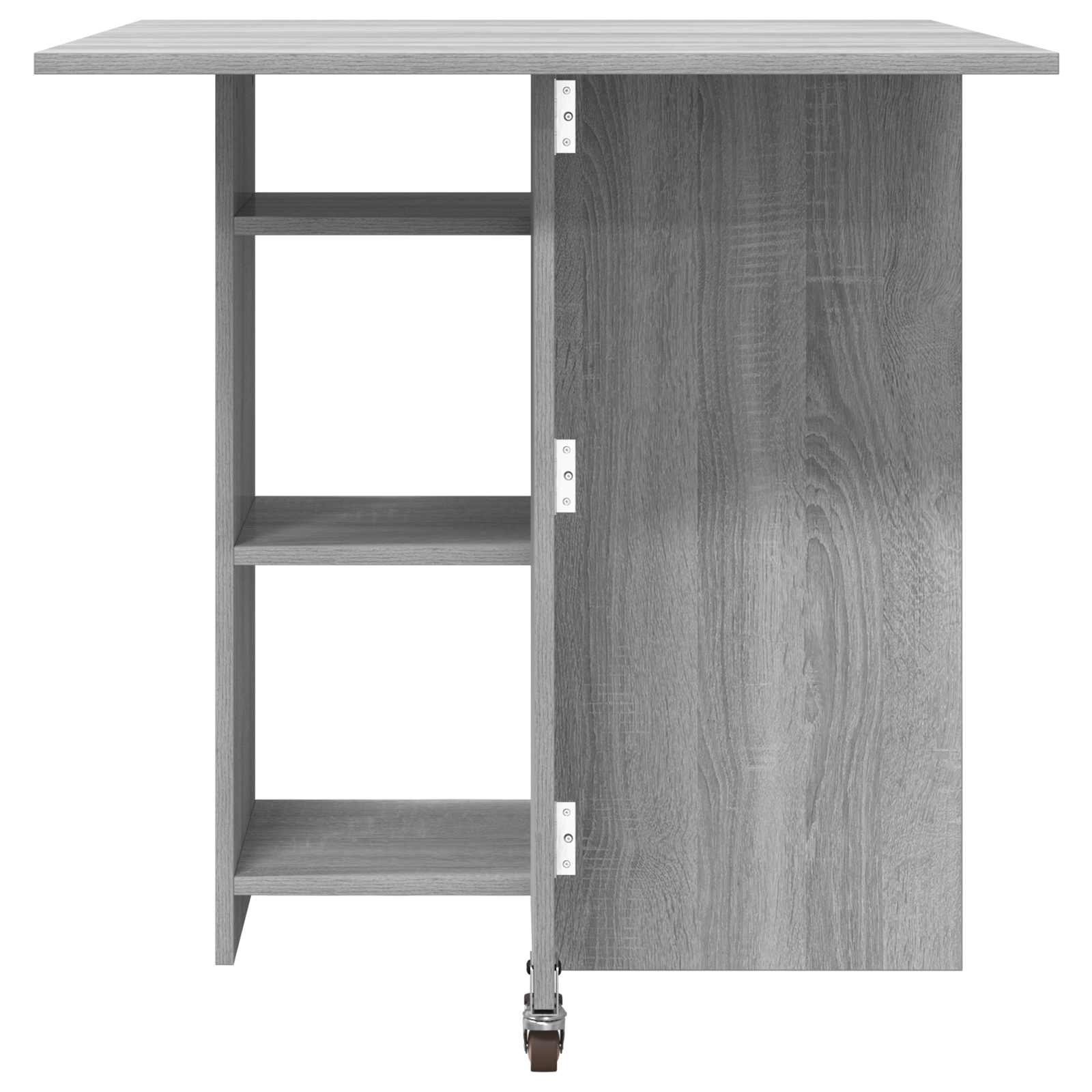 Table à dîner 115 x 70 x 75 cm Bois d'ingénierie Sonoma gris - XIOS