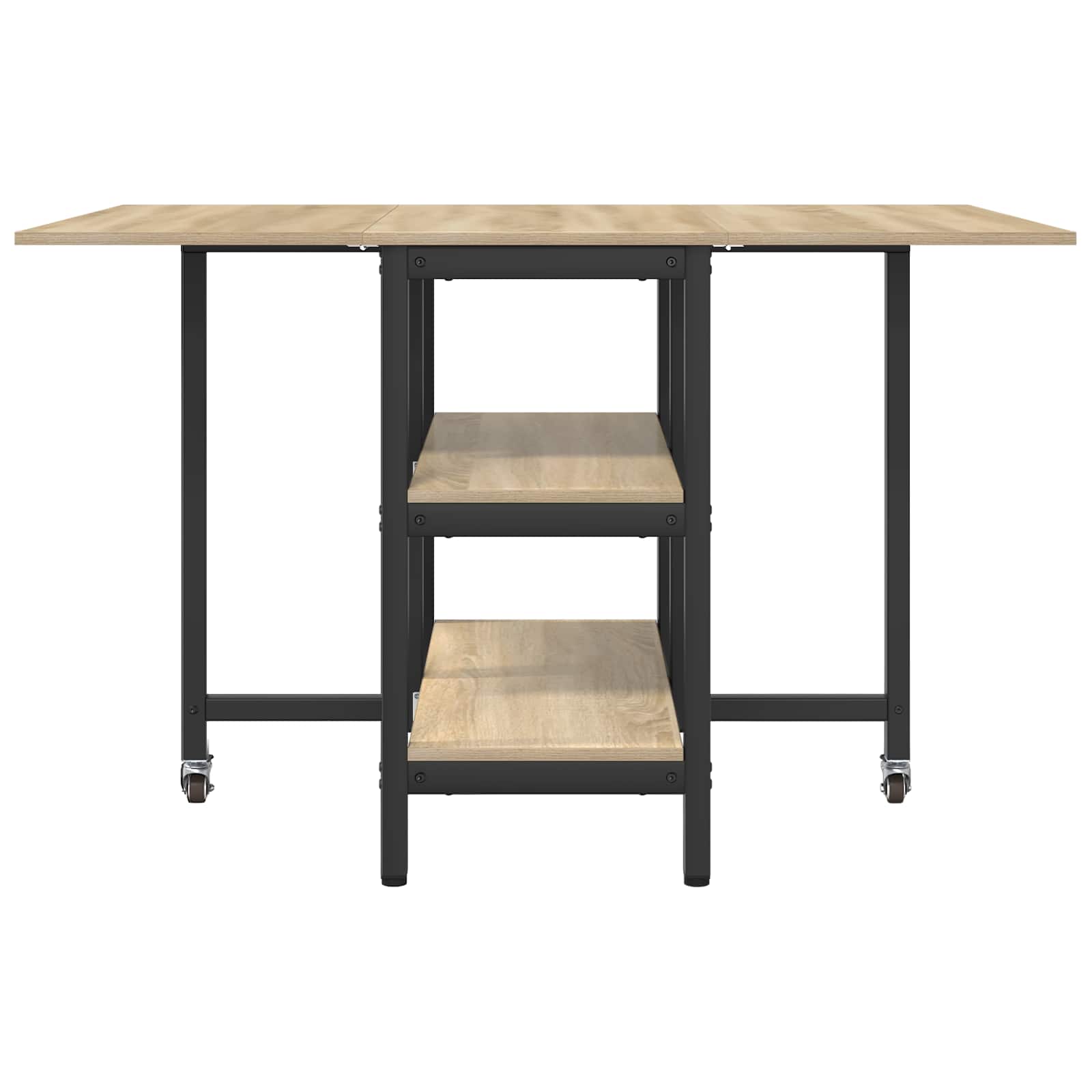 Table à dîner 122 x 80 x 76,5 cm Bois d'ingénierie Chêne Sonoma - XIOS