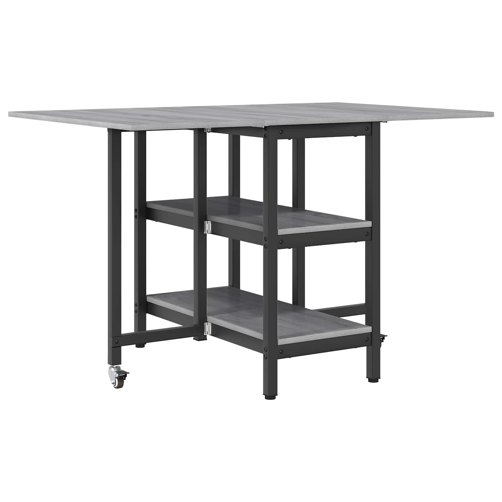 Table à dîner 122 x 80 x 76,5 cm Bois d'ingénierie Sonoma gris - XIOS