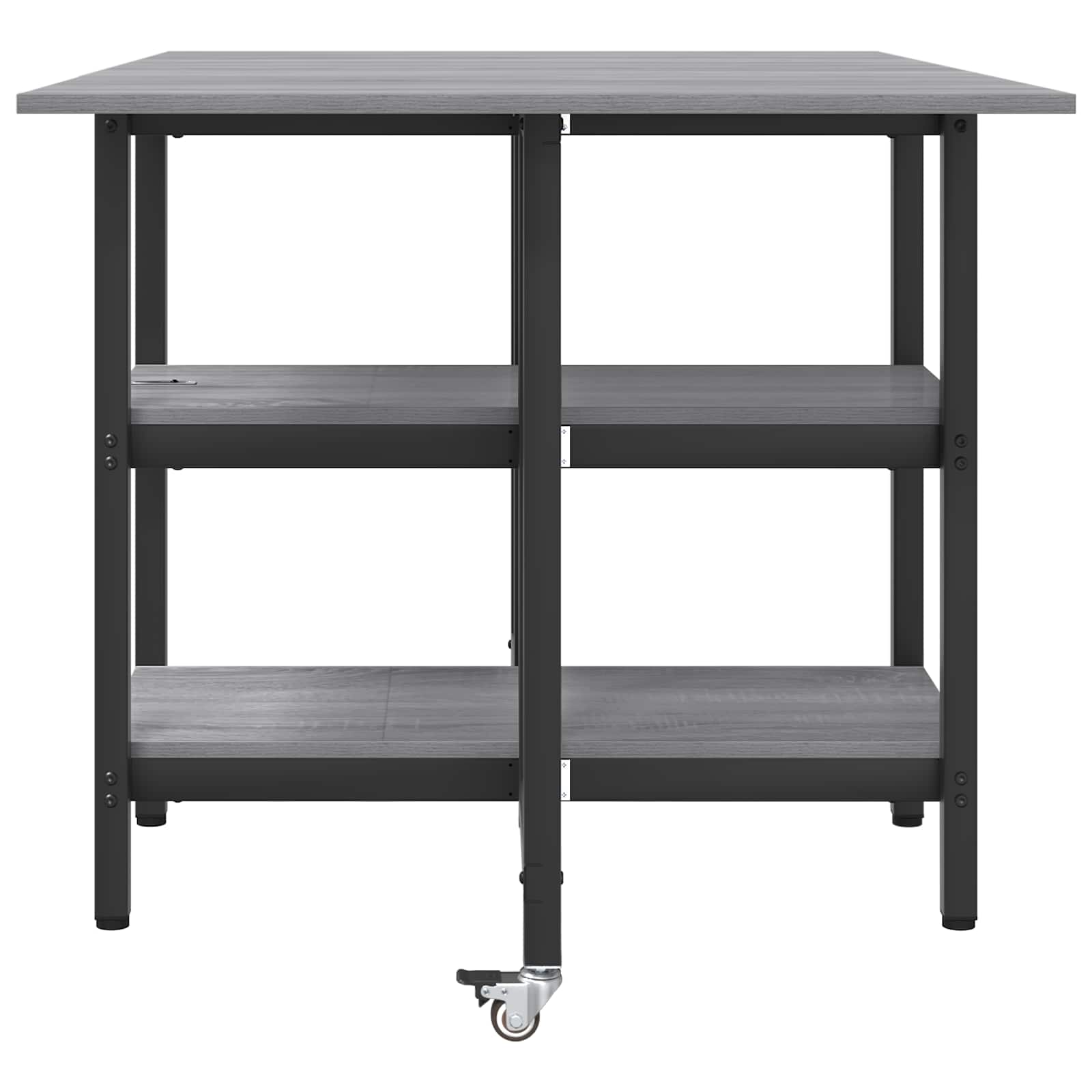 Table à dîner 122 x 80 x 76,5 cm Bois d'ingénierie Sonoma gris - XIOS