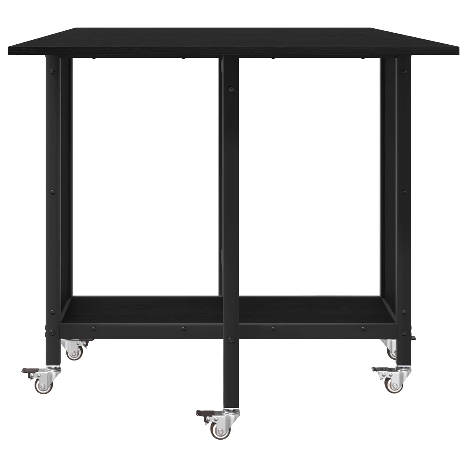 Table à manger pliante avec roulettes 130 x 80 x 76,5 cm - XIOS