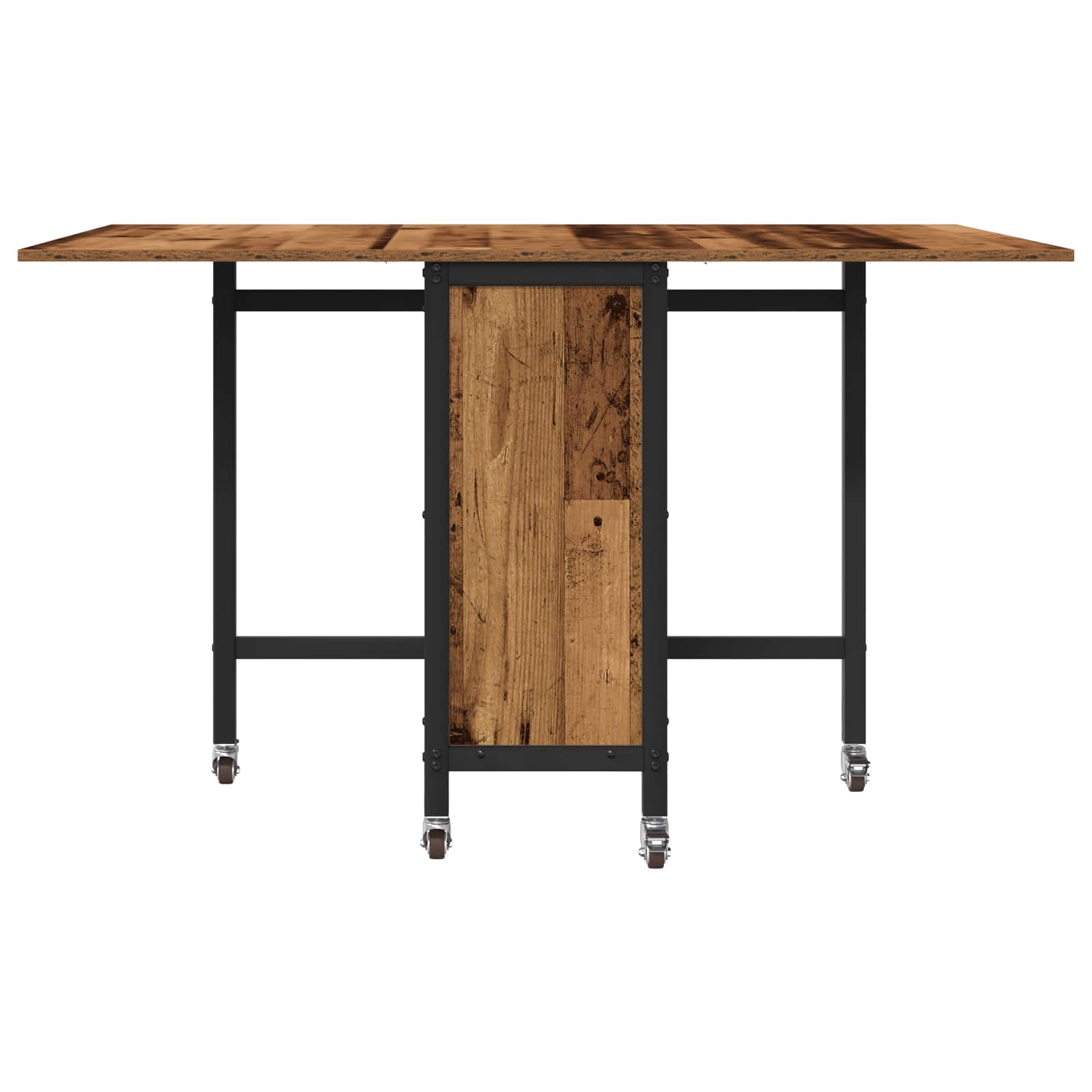 Table à manger pliante avec roulettes 130 x 80 x 76,5 cm - XIOS
