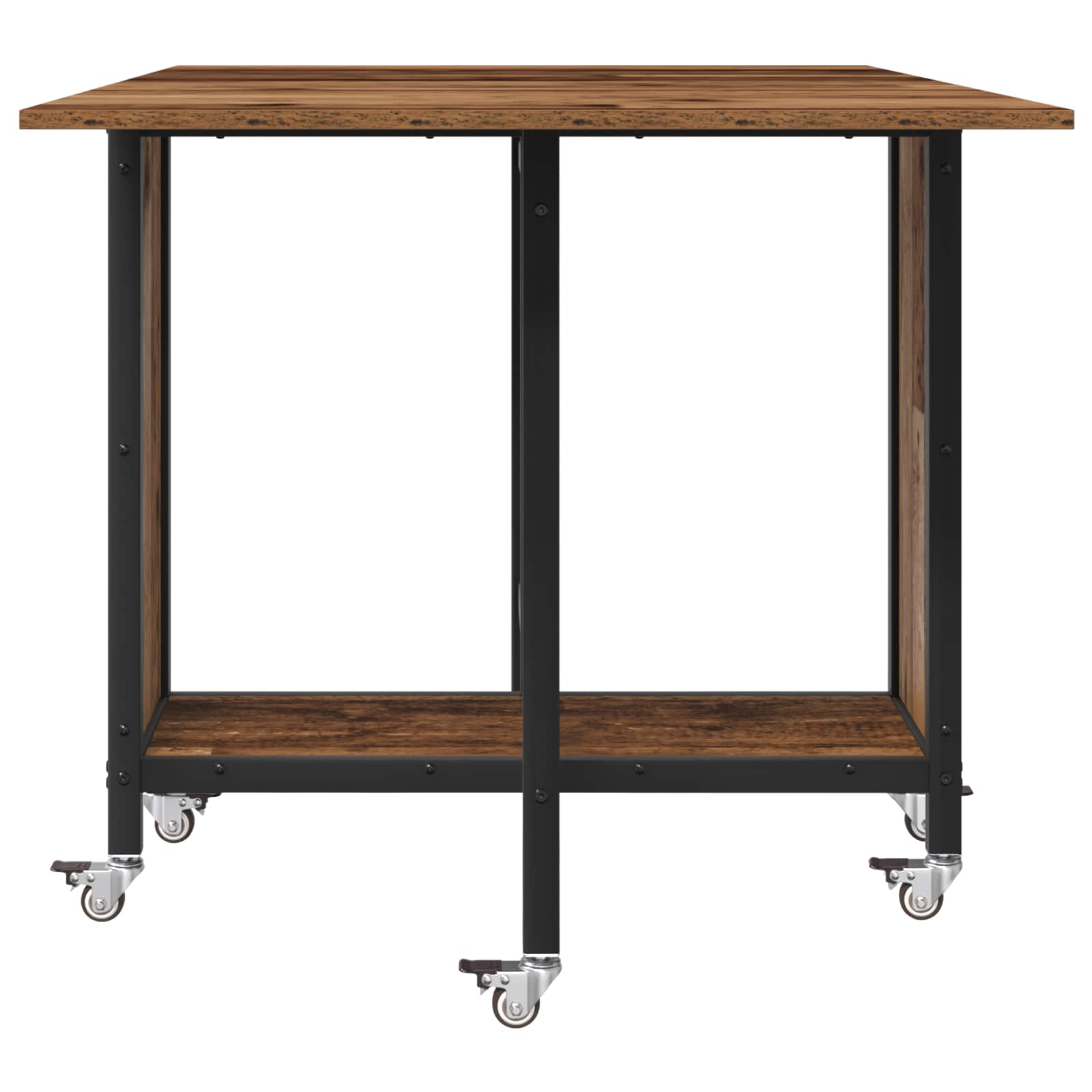 Table à manger pliante avec roulettes 130 x 80 x 76,5 cm - XIOS
