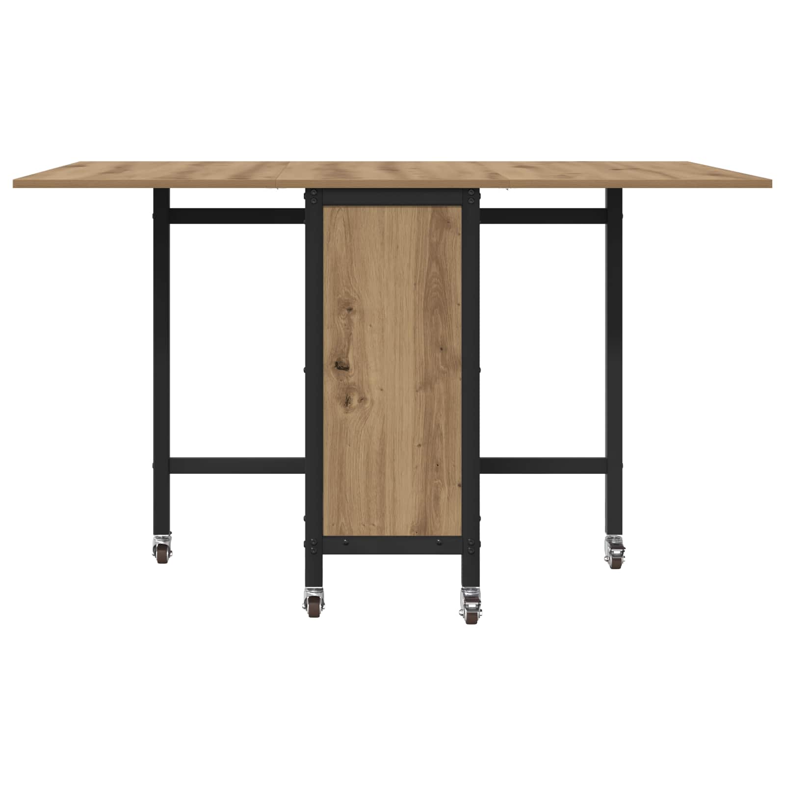 Table à manger pliante avec roulettes 130 x 80 x 76,5 cm - XIOS