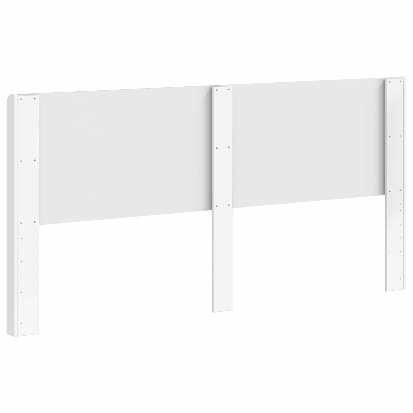 Tête de lit Blanc brillant Bois d'ingénierie - XIOS