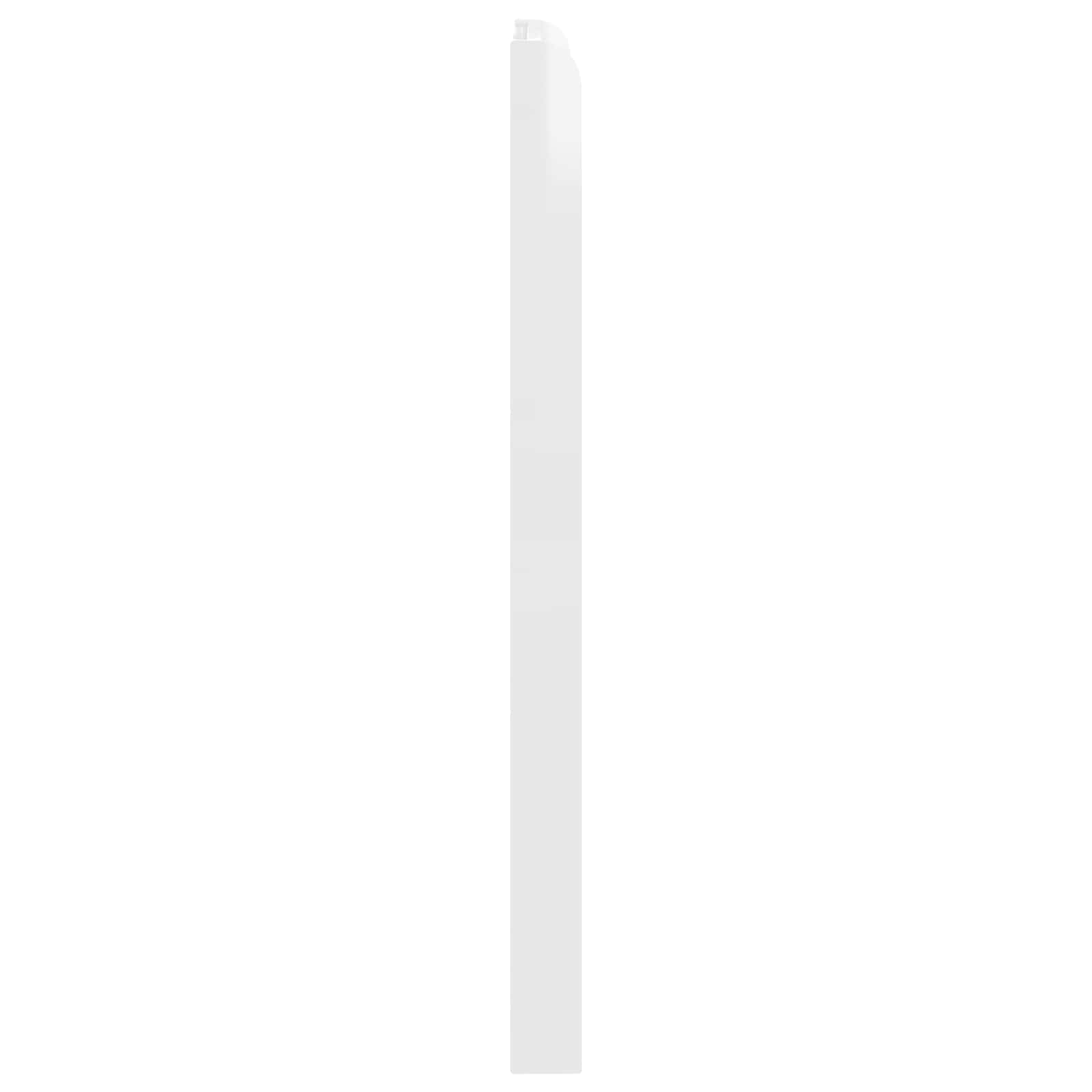 Tête de lit Blanc brillant Bois d'ingénierie - XIOS