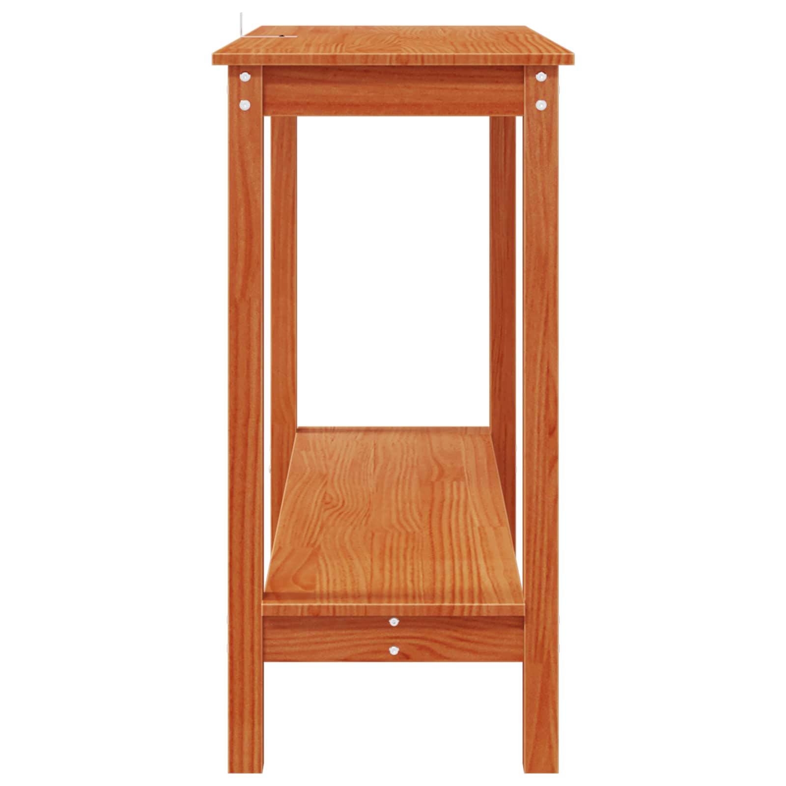 Table console Brun Ciré 110 x 40 x 80 cm Pin massif - XIOS