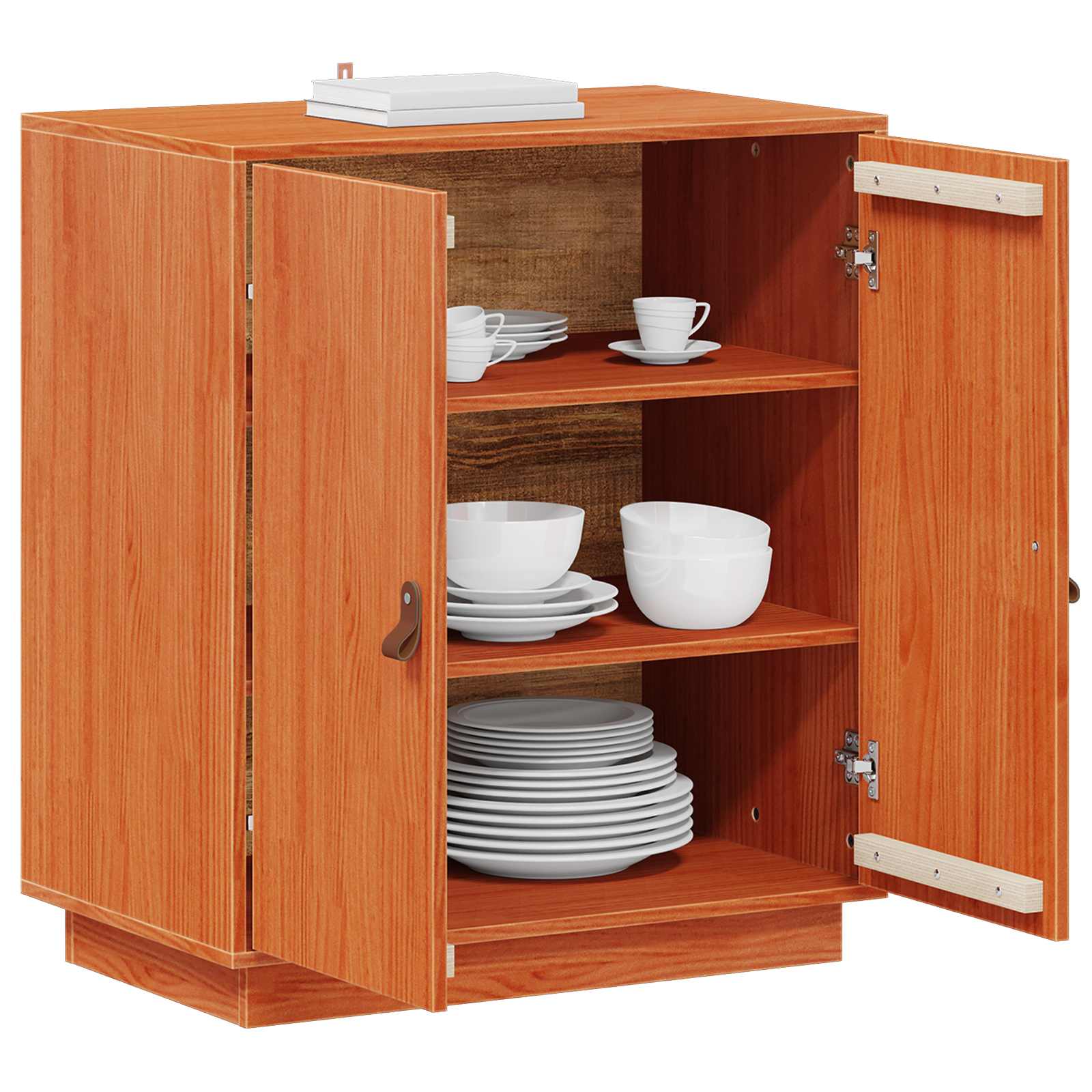 Buffet Brun Ciré 65,5 x 40 x 75 cm Pin massif - XIOS