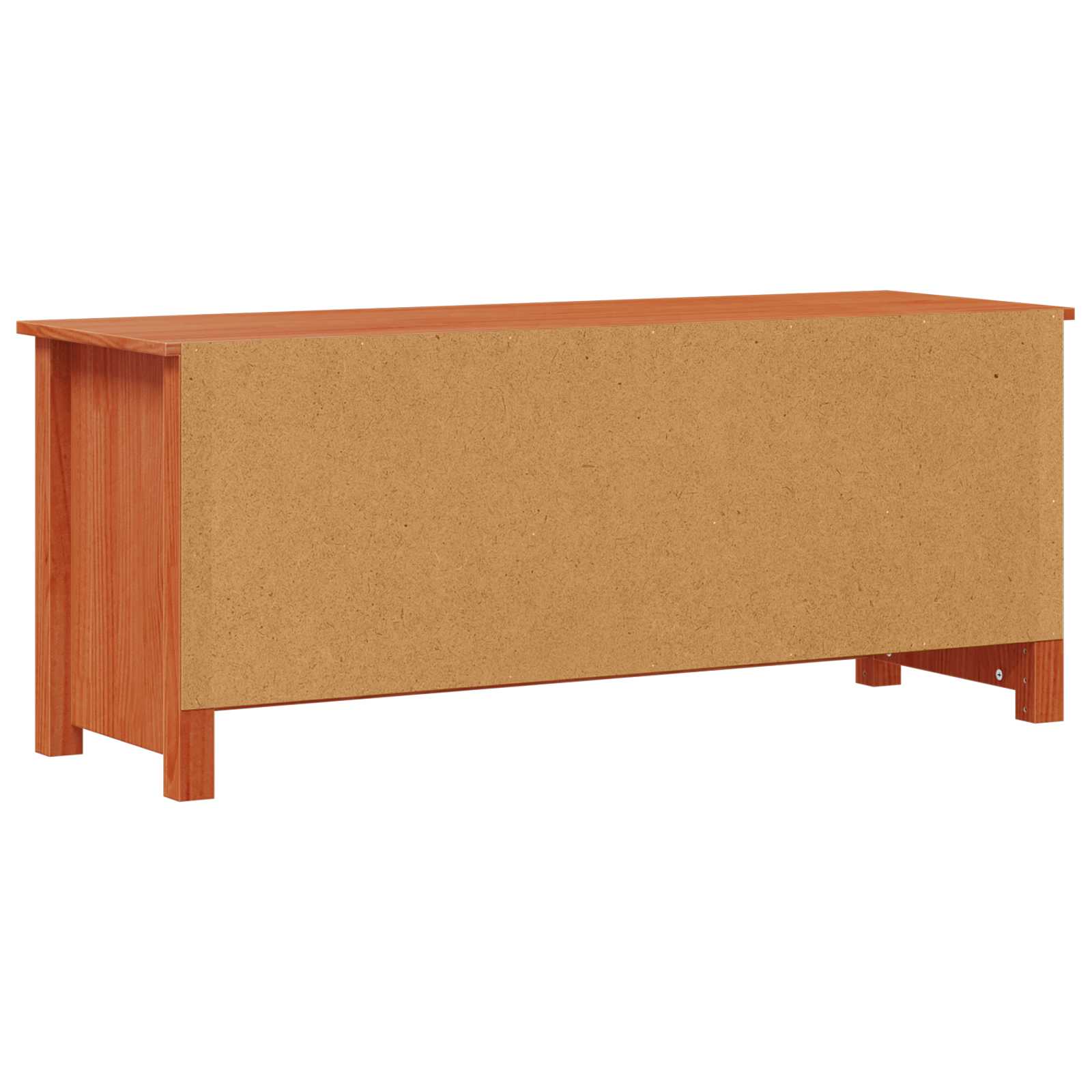 Cabinet à chaussures Brun Ciré 110 x 38 x 45,5 cm Pin massif - XIOS