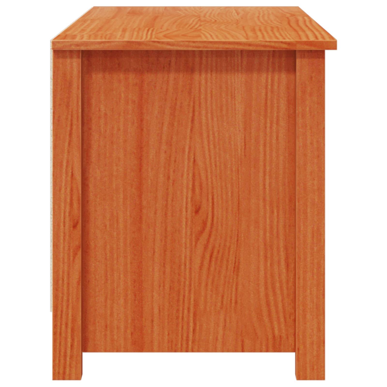 Cabinet à chaussures Brun Ciré 110 x 38 x 45,5 cm Pin massif - XIOS