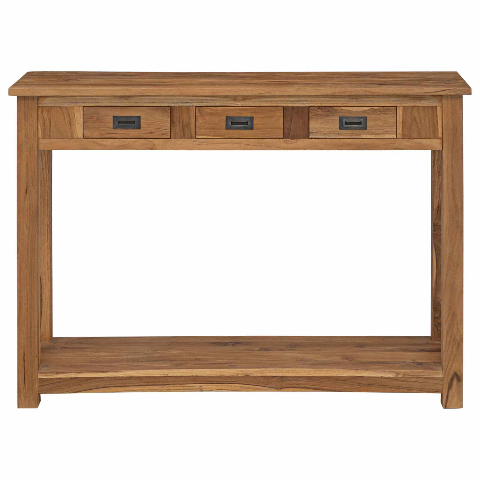 Table console Naturel 110 x 30 x 80 cm Bois de teck massif - XIOS