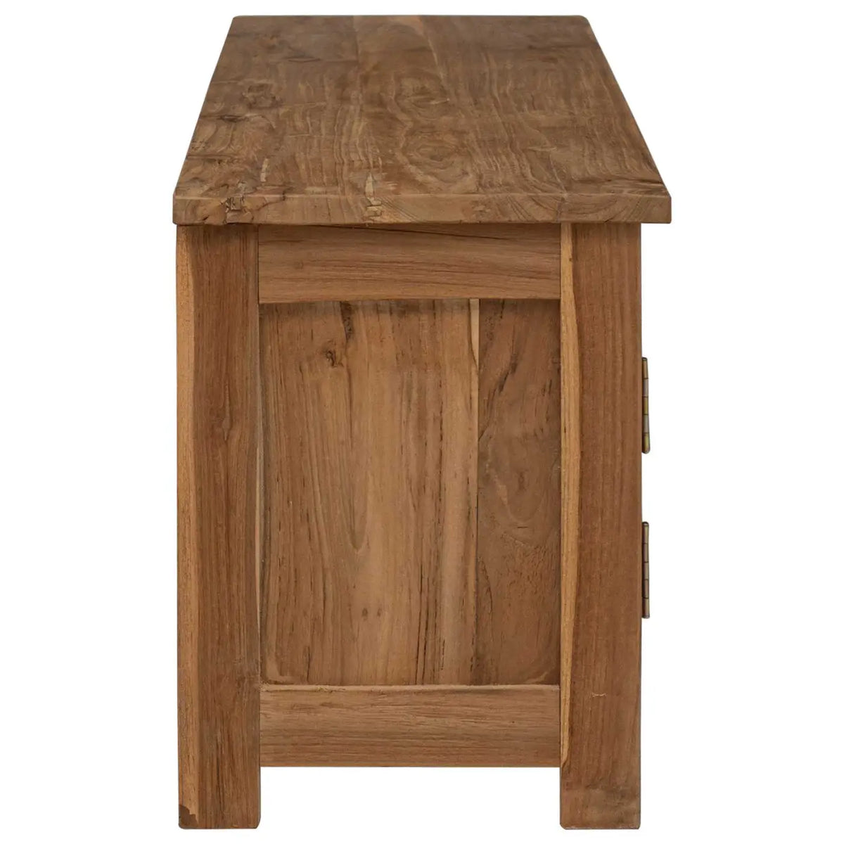 Meuble tv 110 x 30 x 40 cm Naturel Bois de teck massif - XIOS
