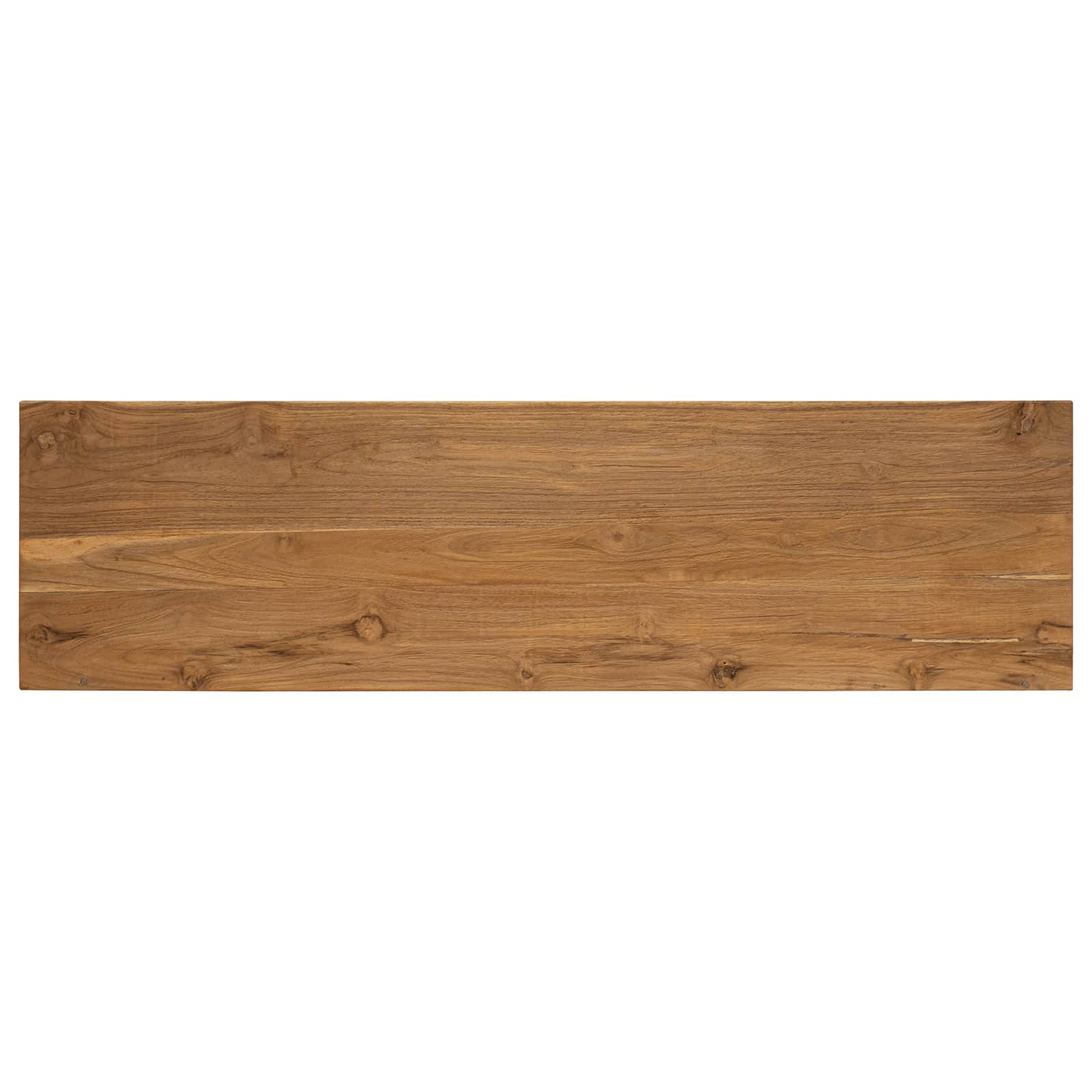 Meuble tv 110 x 30 x 40 cm Naturel Bois de teck massif
