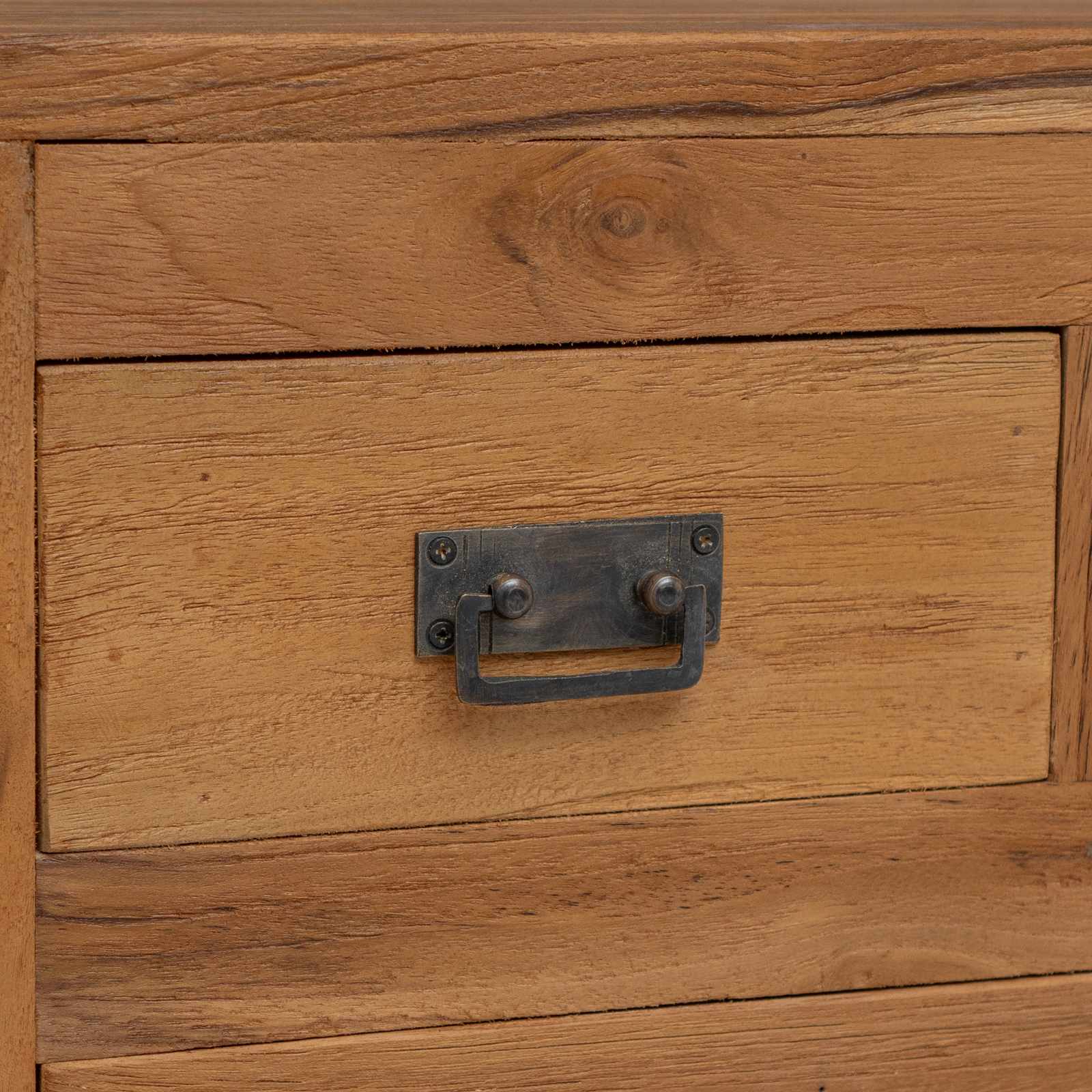 Buffet Naturel 110 x 35 x 75,5 cm Bois de teck massif - XIOS