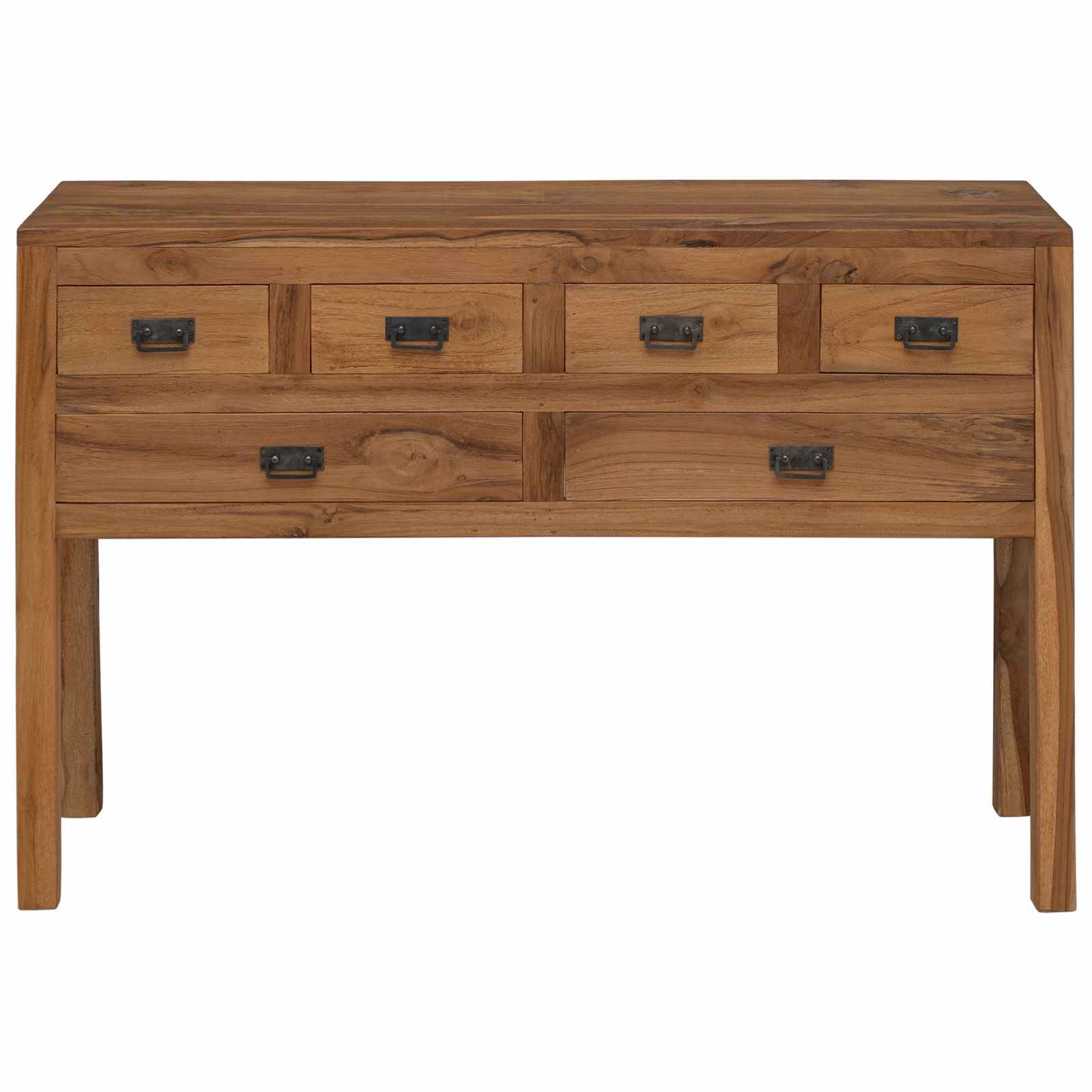 Buffet Naturel 110 x 35 x 75,5 cm Bois de teck massif - XIOS