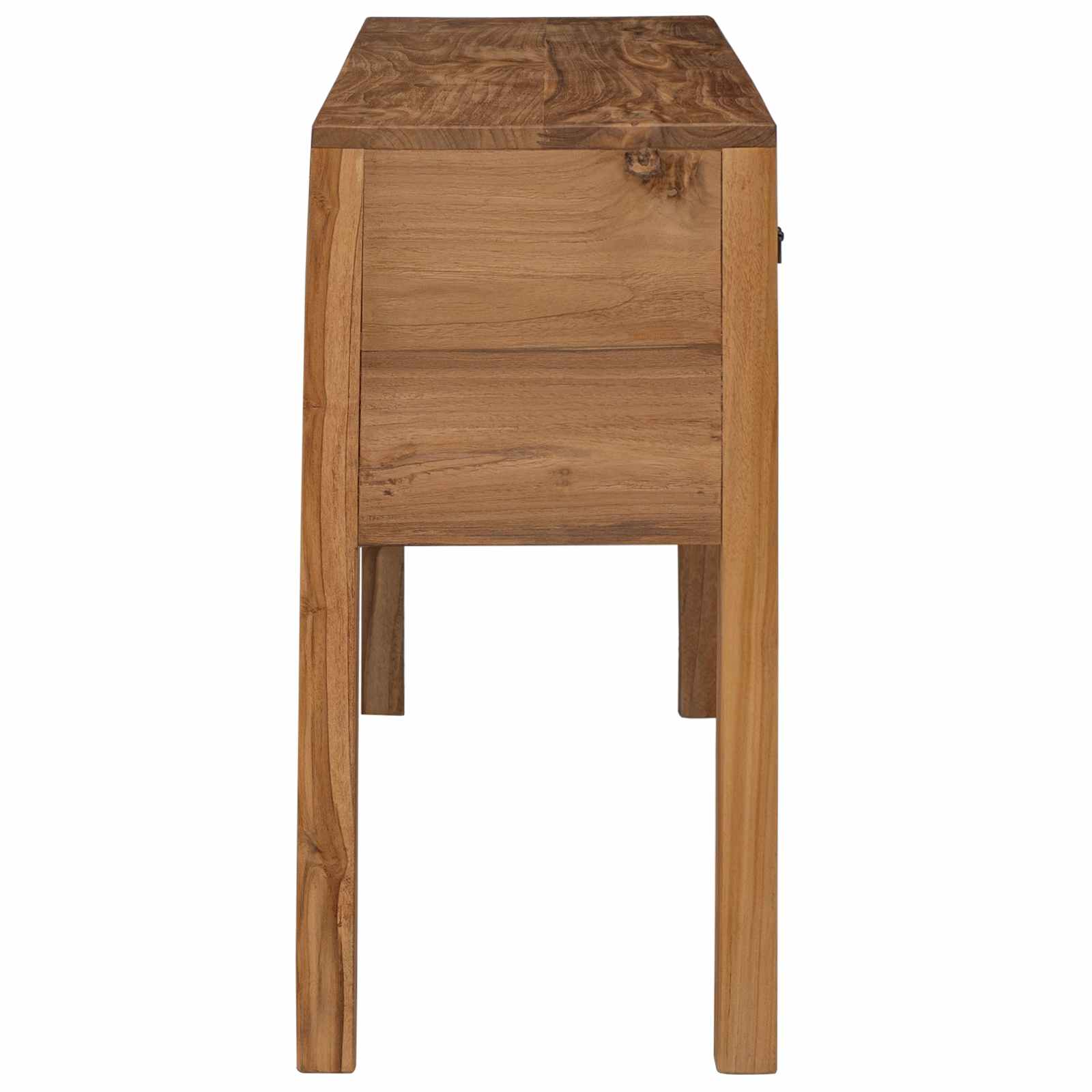 Buffet Naturel 110 x 35 x 75,5 cm Bois de teck massif - XIOS