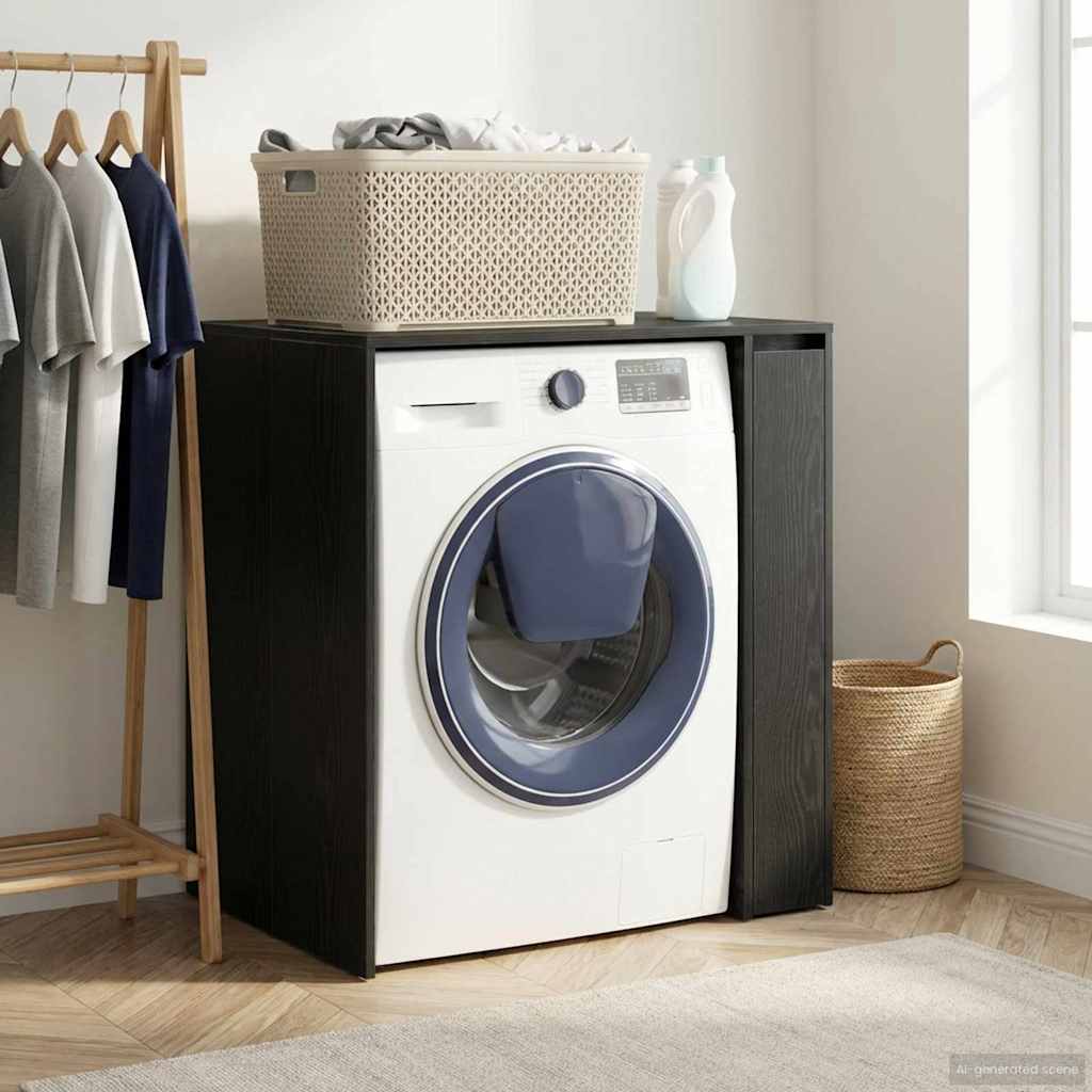 Armoire pour machine à laver Chêne noir 87 x 60 x 89 cm