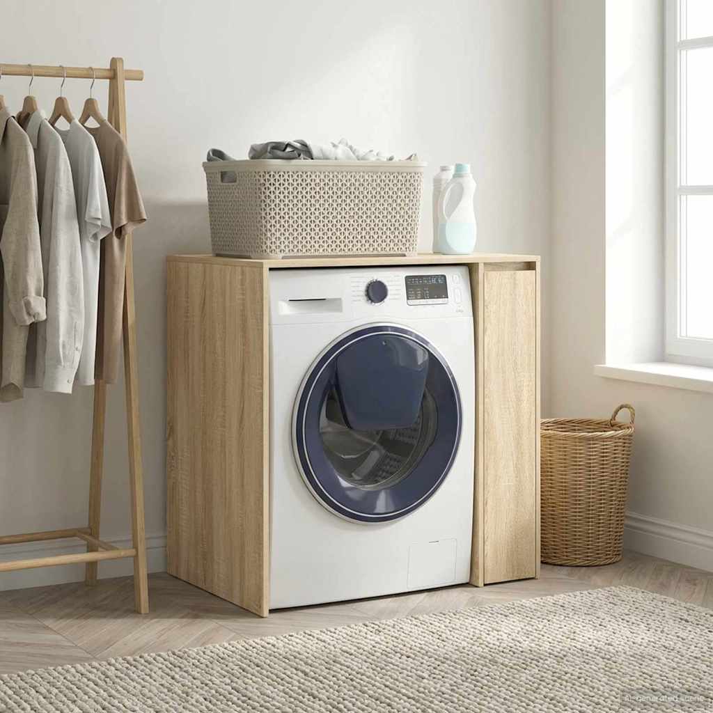 Armoire pour machine à laver avec porte Sonoma 87 x 60 x 89 cm