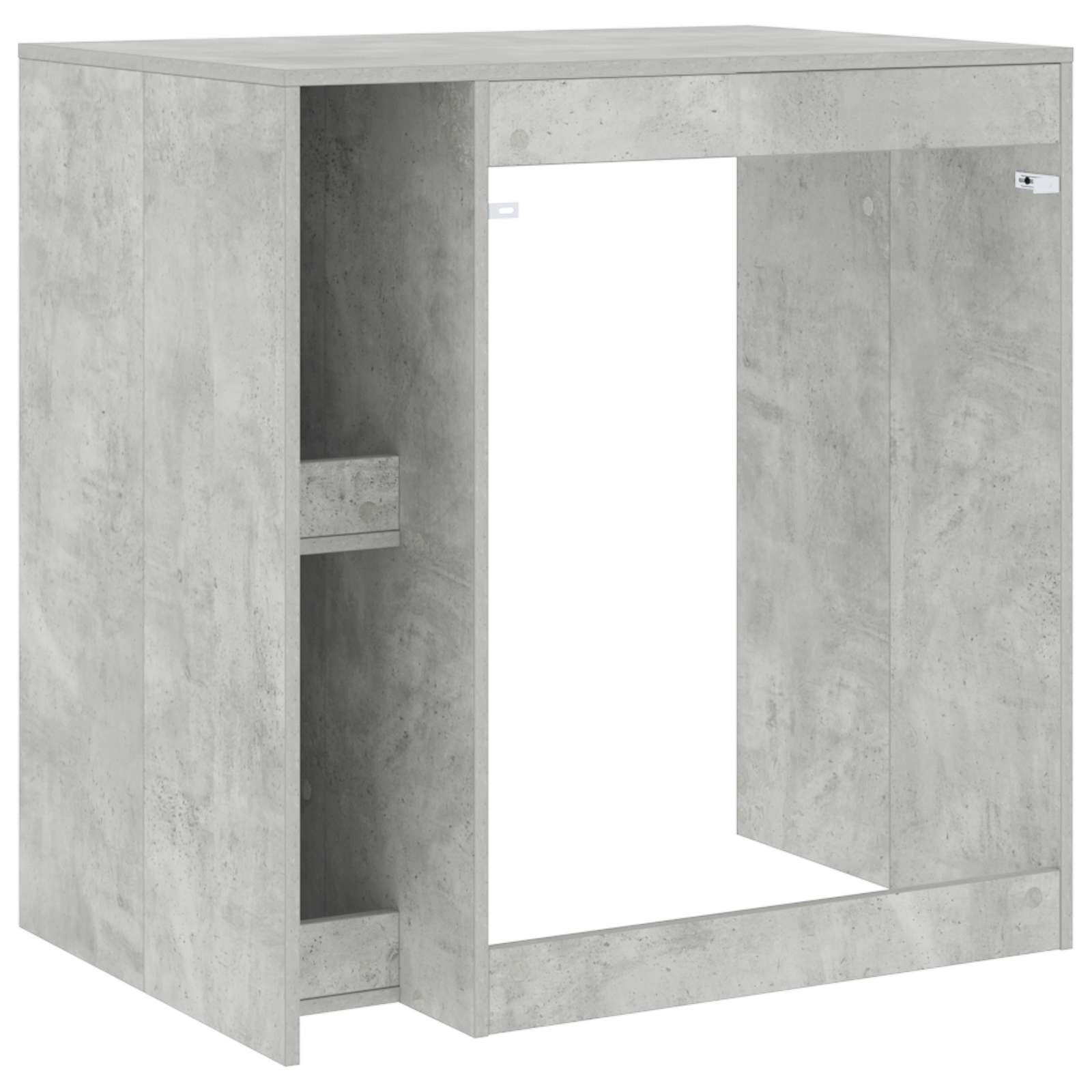 Armoire pour machine à laver avec porte Béton 87 x 60 x 89 cm