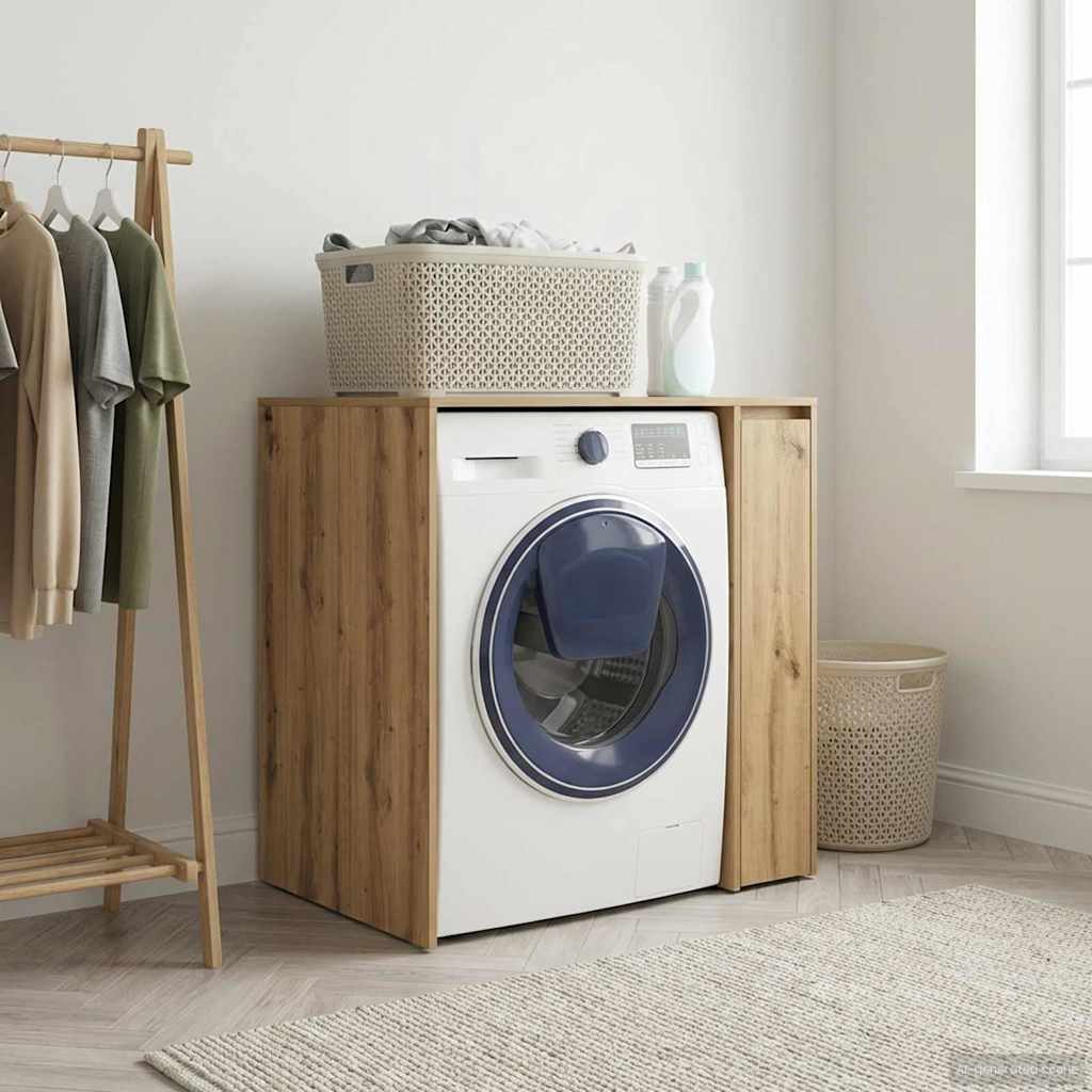 Armoire pour machine à laver Chêne artisanal 87 x 60 x 89 cm