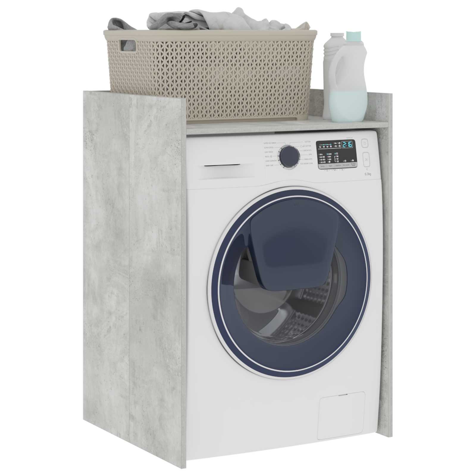 Armoire pour machine à laver Béton 67,5 x 62 x 97 cm - XIOS
