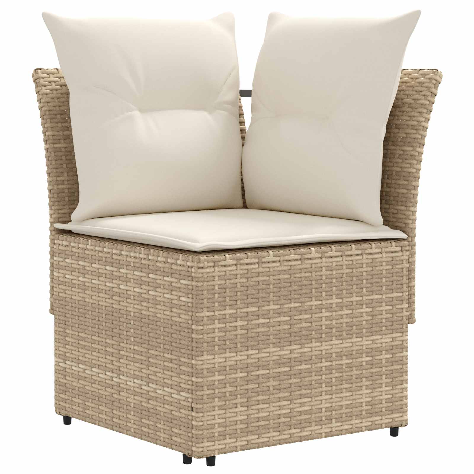 Ensembles de meubles 5 pcs Beige et crème Rotin PE - XIOS