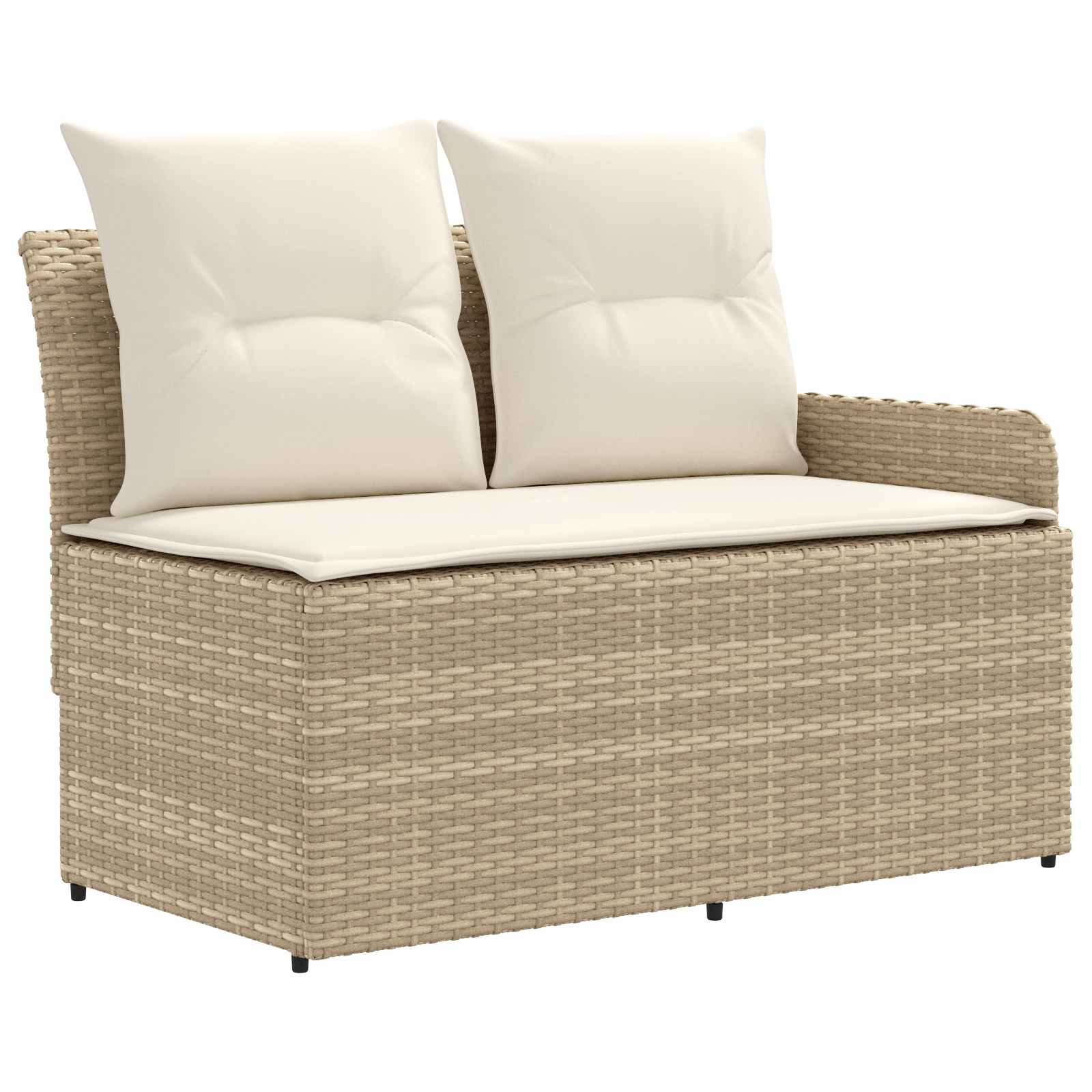 Ensembles de meubles 5 pcs Beige et crème Rotin PE - XIOS