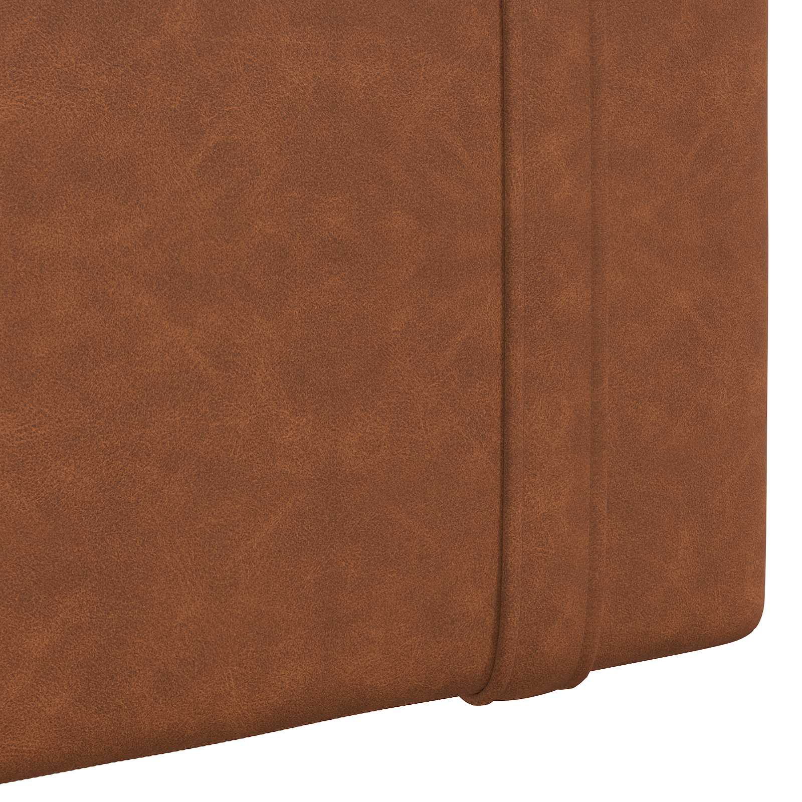 Tête de lit suspendue Uni Marron 90 x 55 x 5 cm PU antique - XIOS