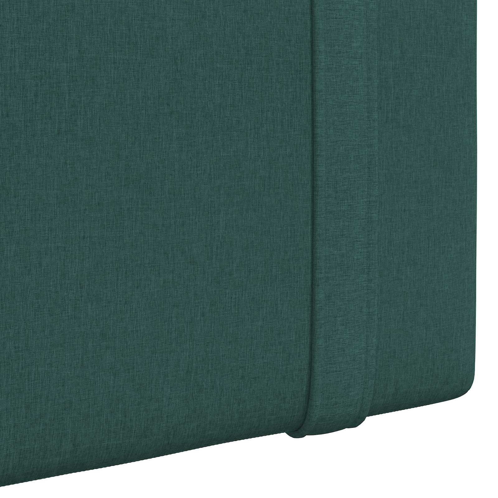 Tête de lit suspendue Uni Vert foncé 100 x 55 x 5 cm tissu - XIOS