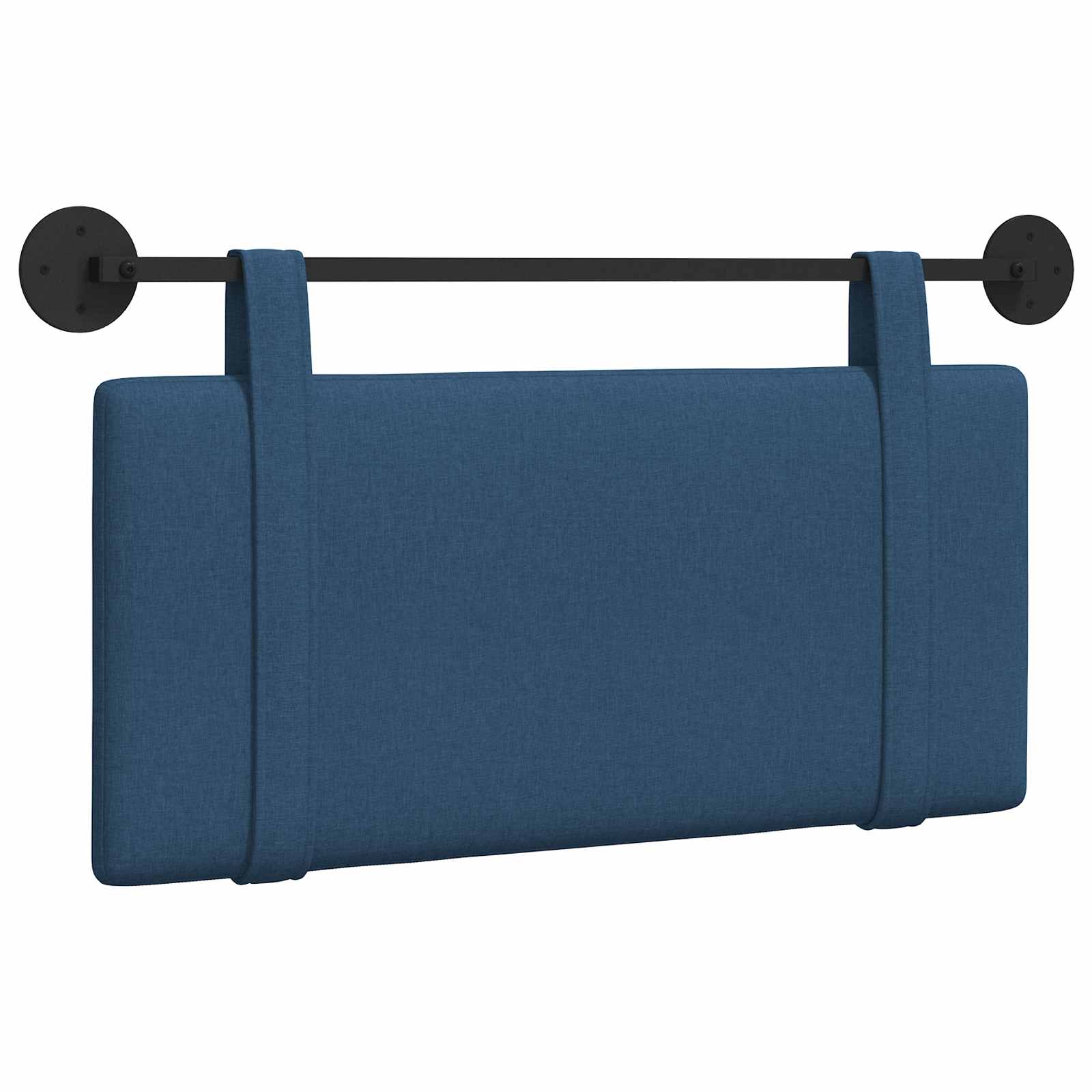 Tête de lit suspendue Montage mural Bleu 100 x 55 x 5 cm tissu - XIOS