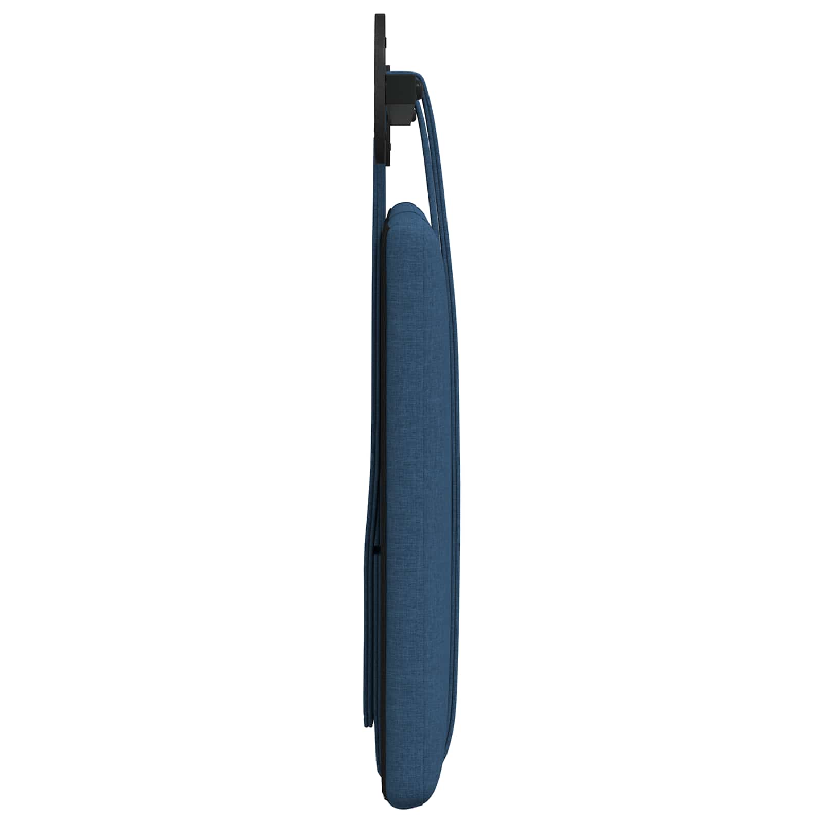 Tête de lit suspendue Montage mural Bleu 100 x 55 x 5 cm tissu - XIOS