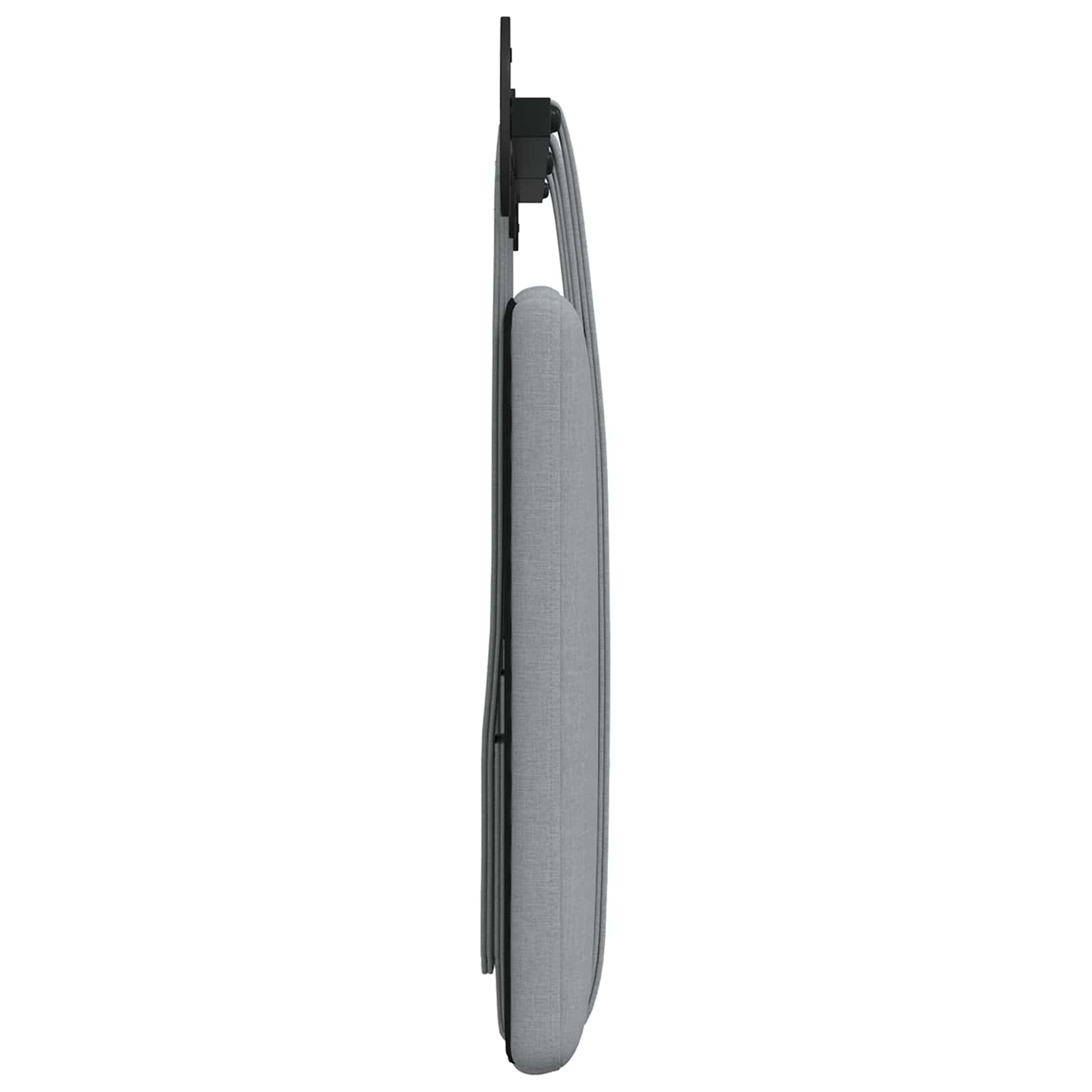 Tête de lit suspendue Uni Gris clair 130 x 55 x 5 cm tissu - XIOS