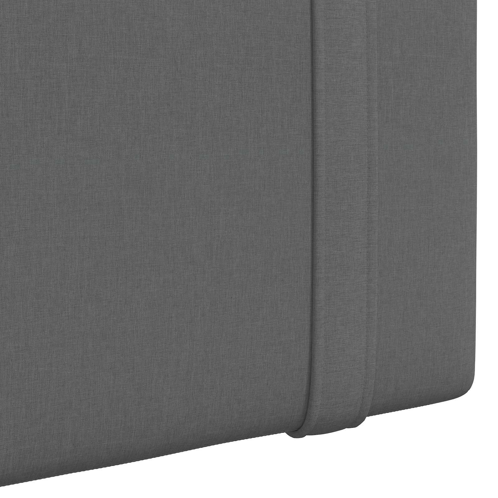 Tête de lit suspendue Uni Gris foncé 170 x 55 x 5 cm tissu - XIOS
