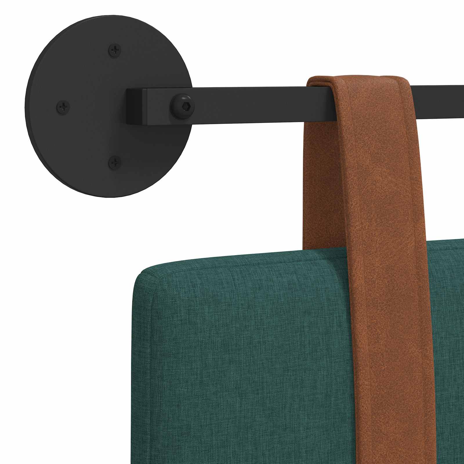 Tête de lit suspendue Vert foncé PU antique - XIOS