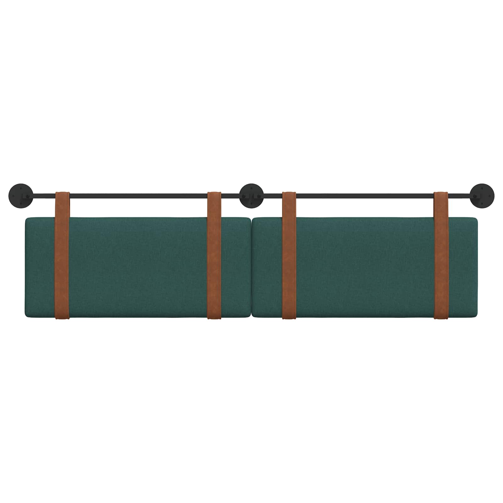 Tête de lit suspendue Vert foncé PU antique - XIOS