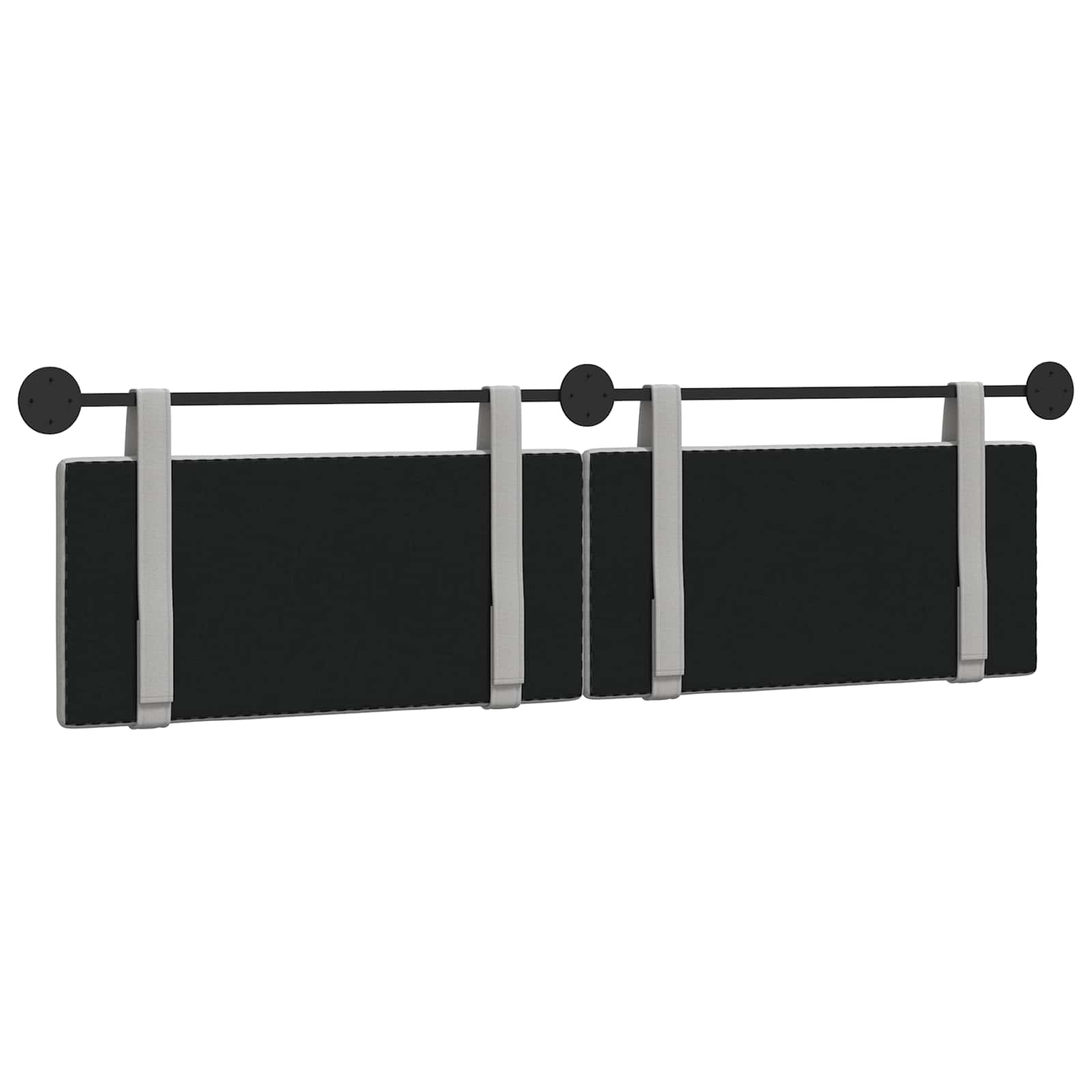 Tête de lit suspendue Gris nuage tissu - XIOS