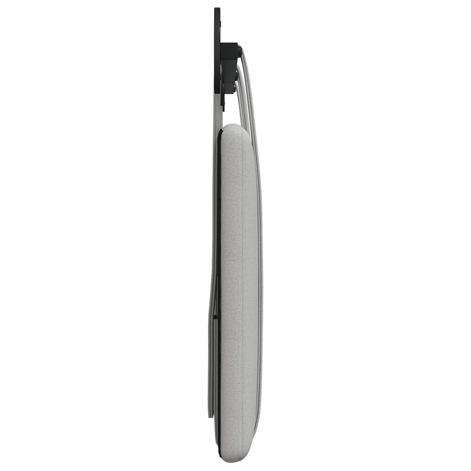 Tête de lit suspendue Gris nuage tissu - XIOS