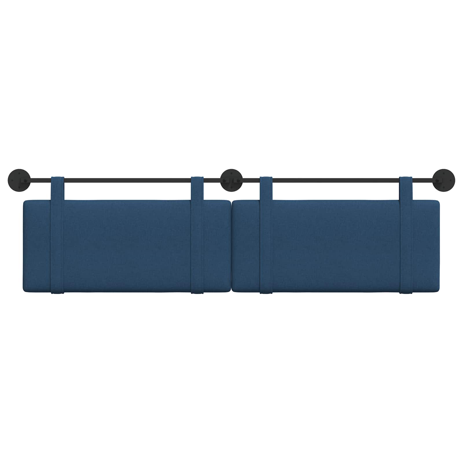 Tête de lit suspendue Bleu Tissu - XIOS