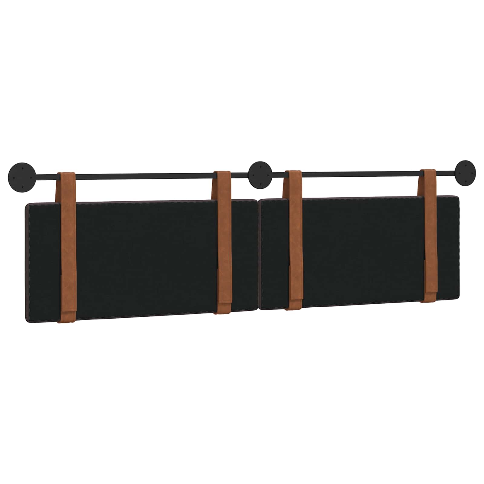 Tête de lit suspendue Marron foncé PU antique - XIOS