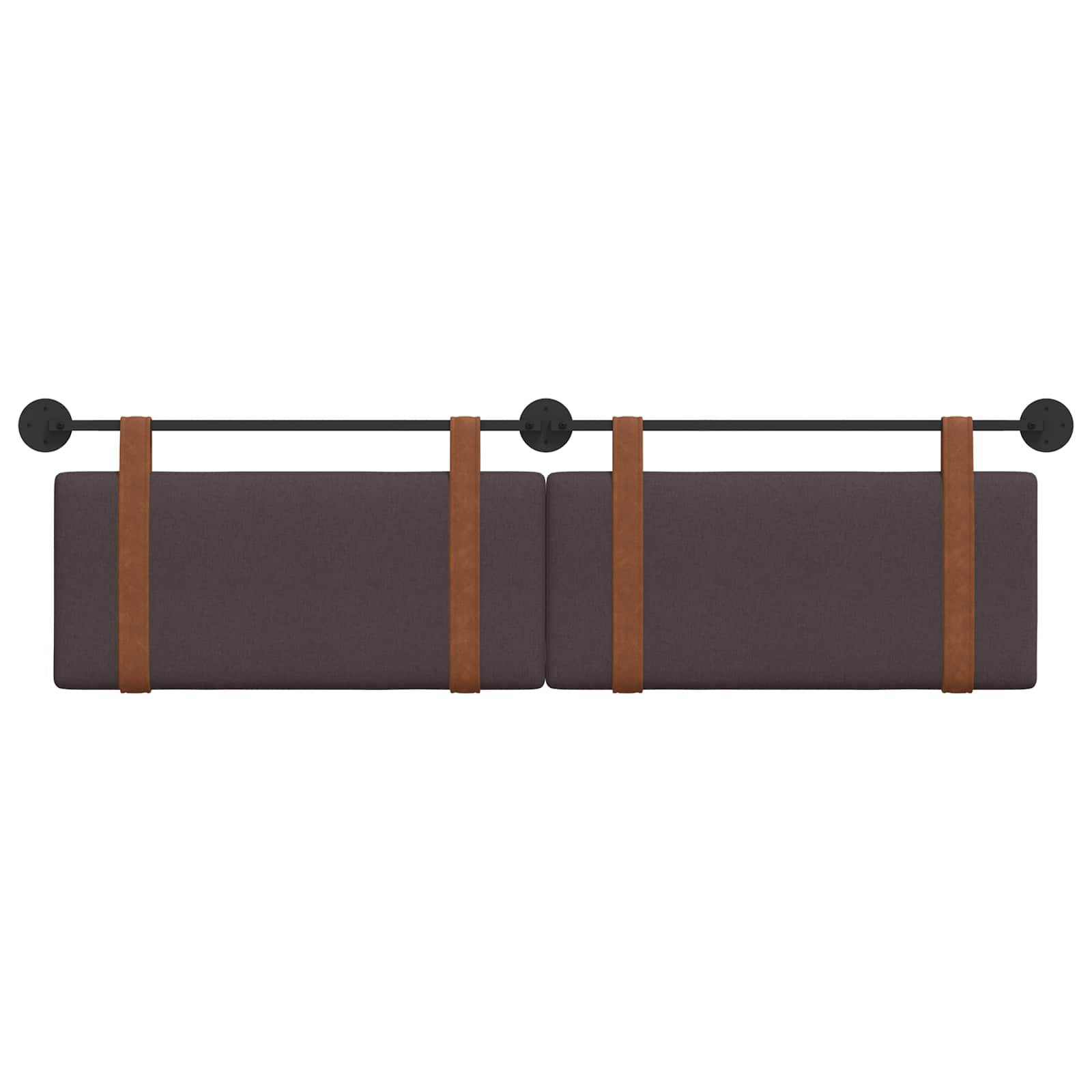 Tête de lit suspendue Marron foncé PU antique - XIOS
